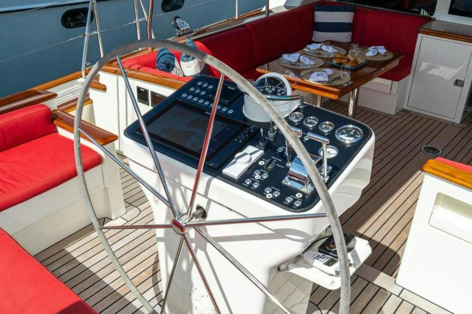 a boat on a table aboard PALIADOR Yacht for Sale
