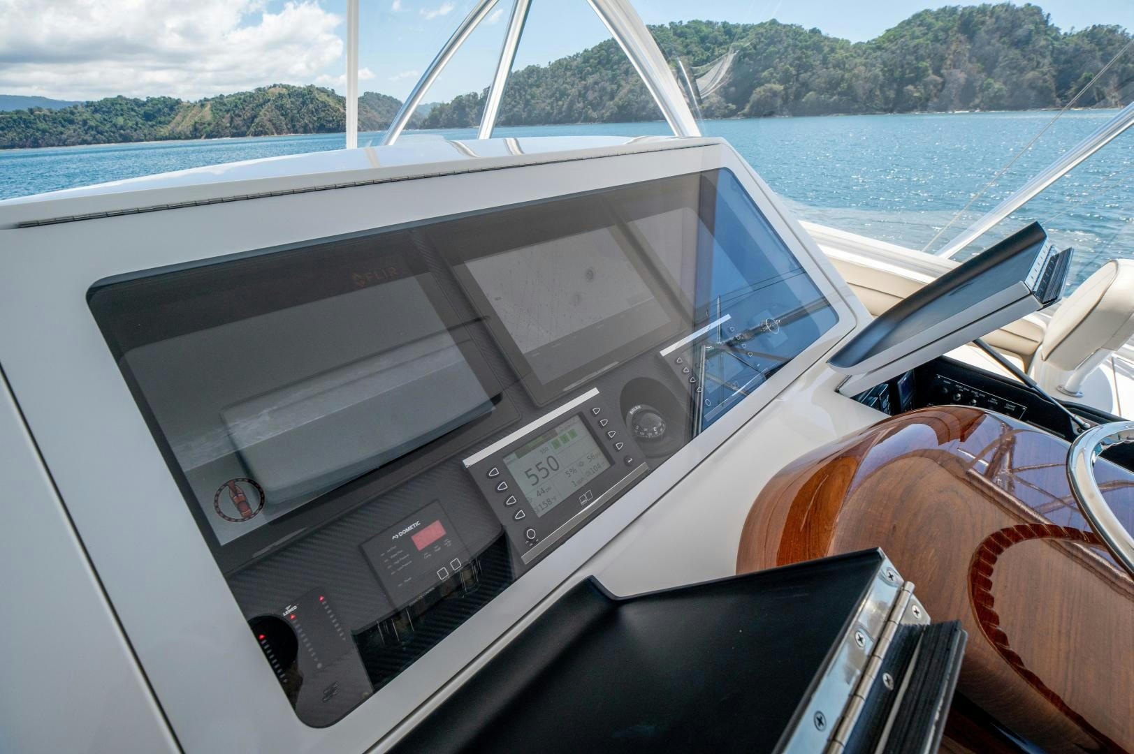the inside of a boat aboard RAGIN CAJUN Yacht for Sale