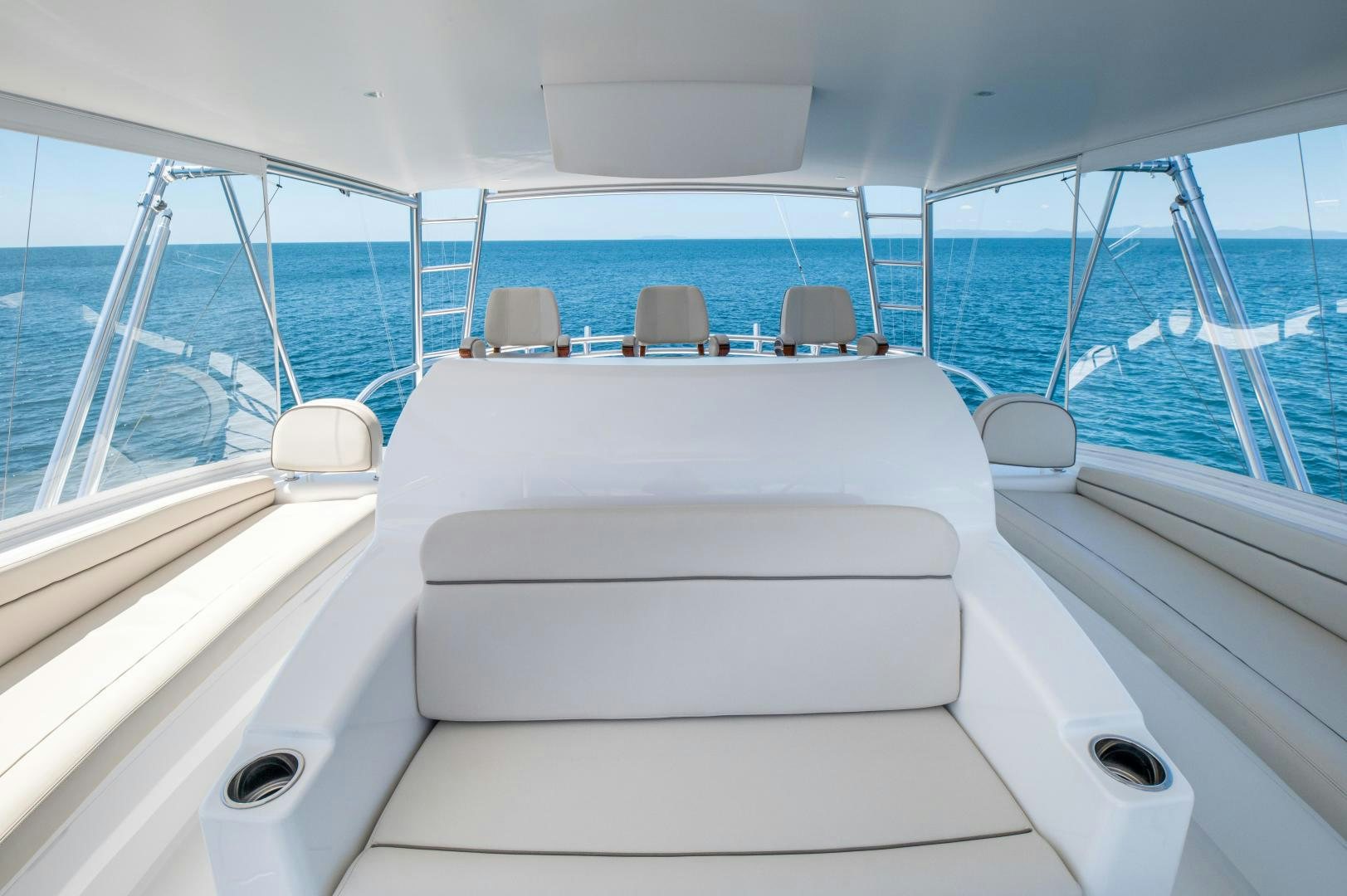 the inside of a boat aboard RAGIN CAJUN Yacht for Sale