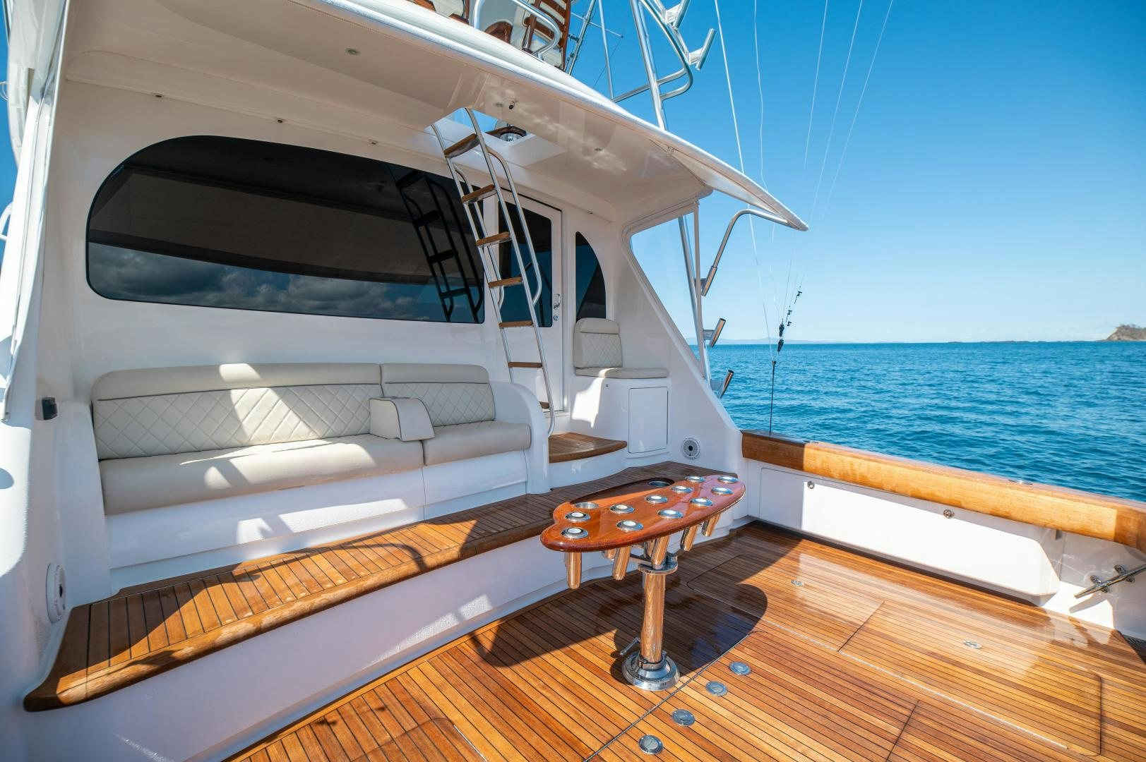 a boat on the water aboard RAGIN CAJUN Yacht for Sale