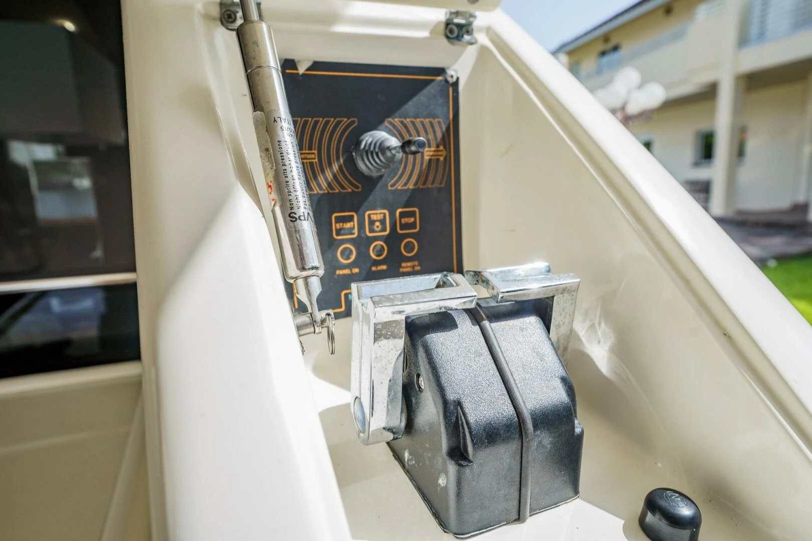 a car with a large number of bags on it aboard RABBIT Yacht for Sale