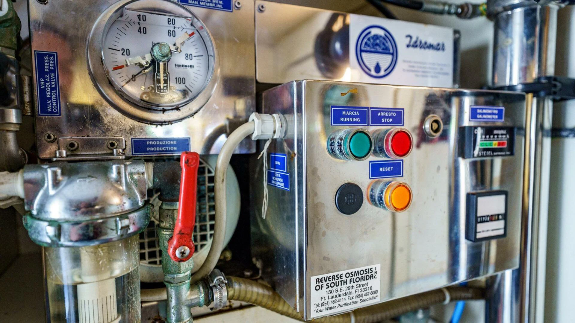 a couple of metal machines aboard RABBIT Yacht for Sale