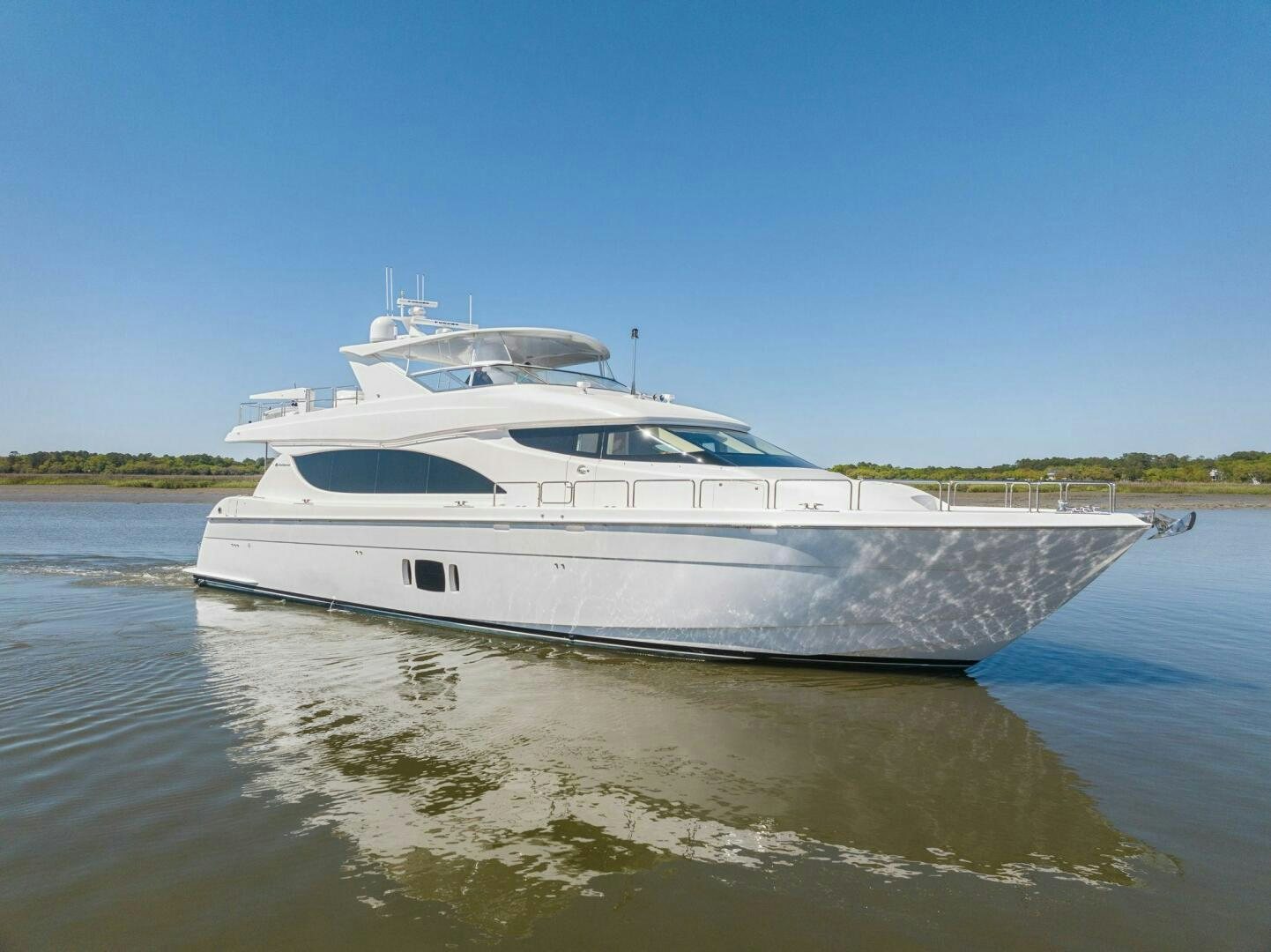 a boat on the water aboard FLYNN'S FOLLY III Yacht for Sale