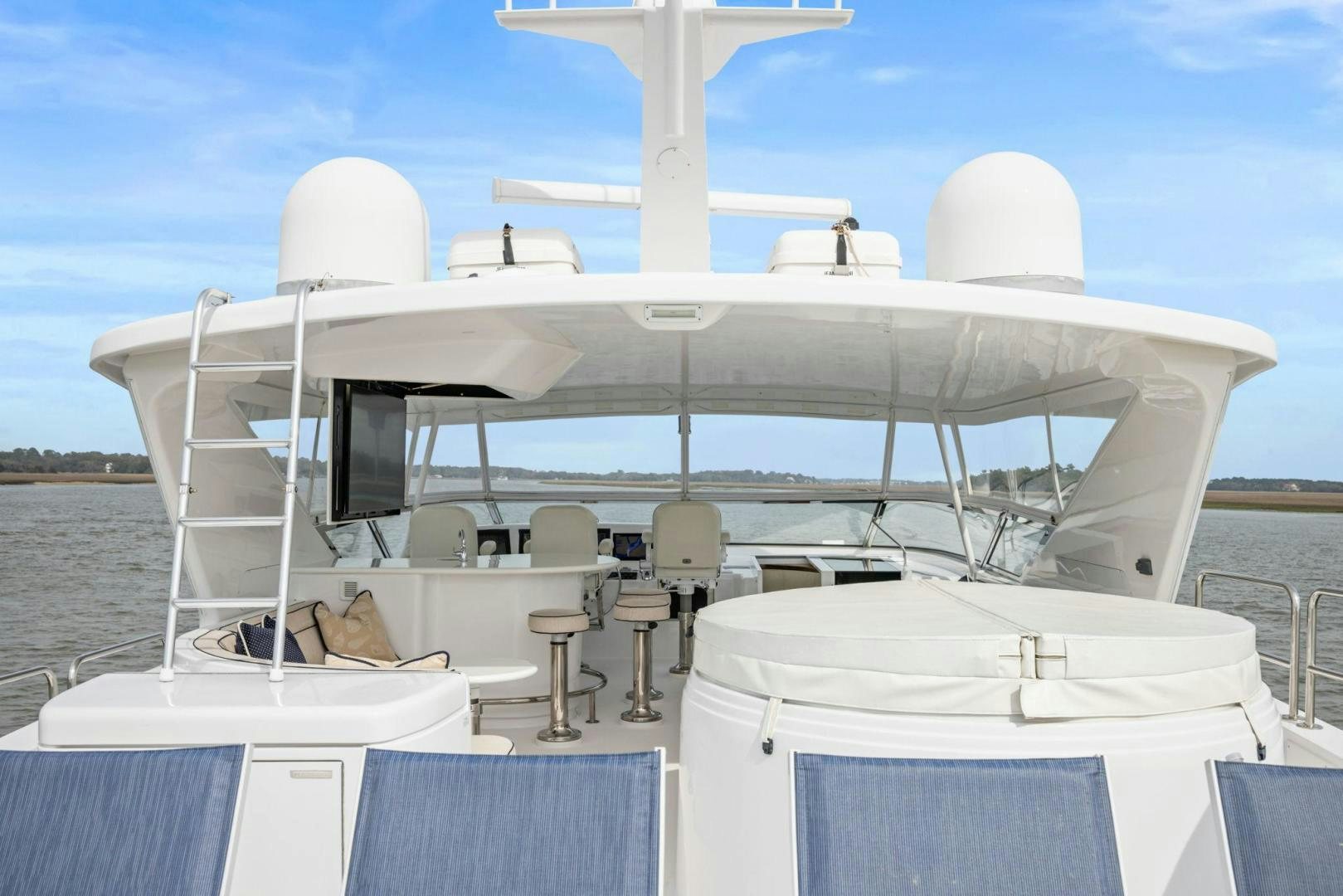 a boat on the water aboard FLYNN'S FOLLY III Yacht for Sale