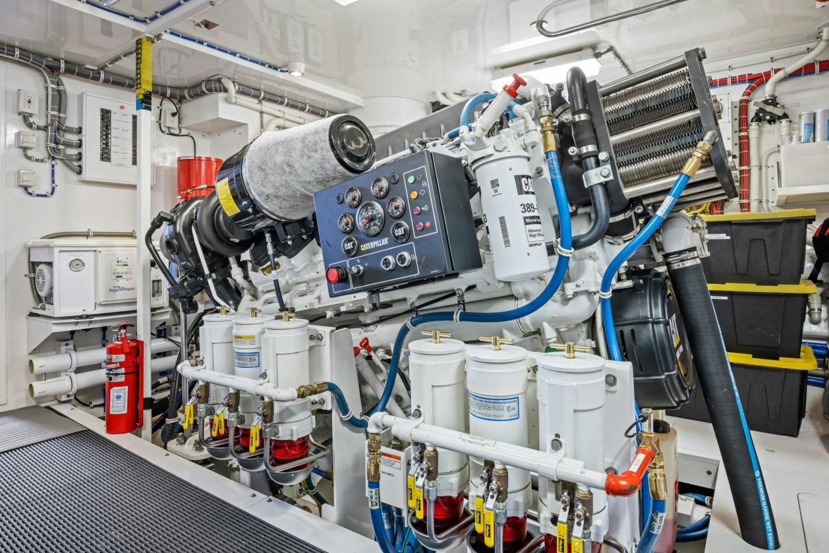 a close-up of a machine aboard FLYNN'S FOLLY III Yacht for Sale