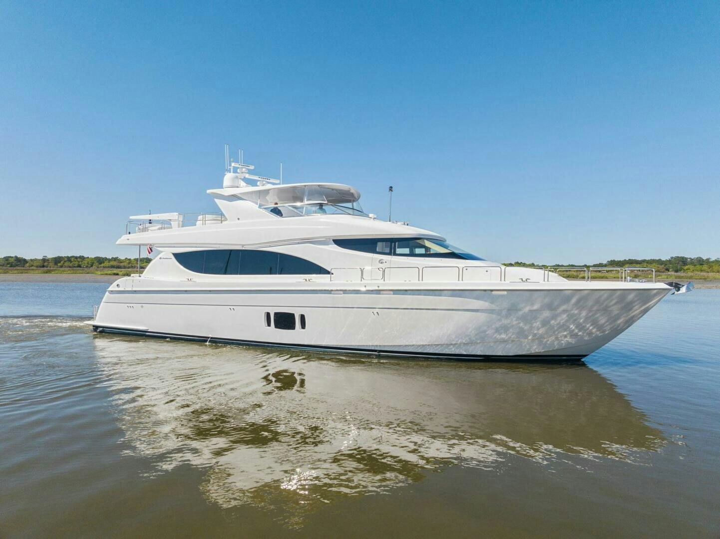 a boat on the water aboard FLYNN'S FOLLY III Yacht for Sale