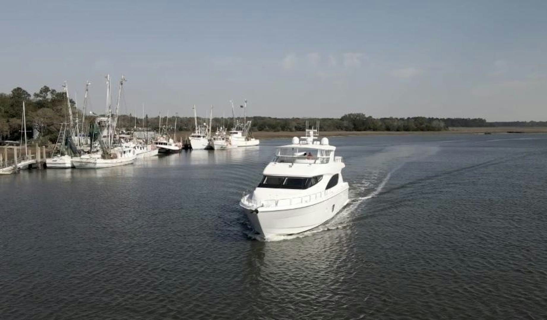 a boat on the water aboard FLYNN'S FOLLY III Yacht for Sale