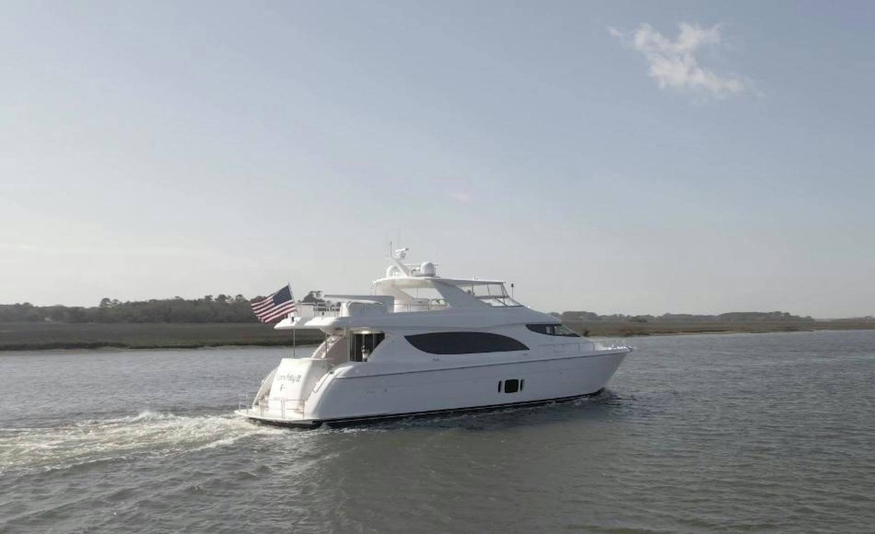 a boat on the water aboard FLYNN'S FOLLY III Yacht for Sale