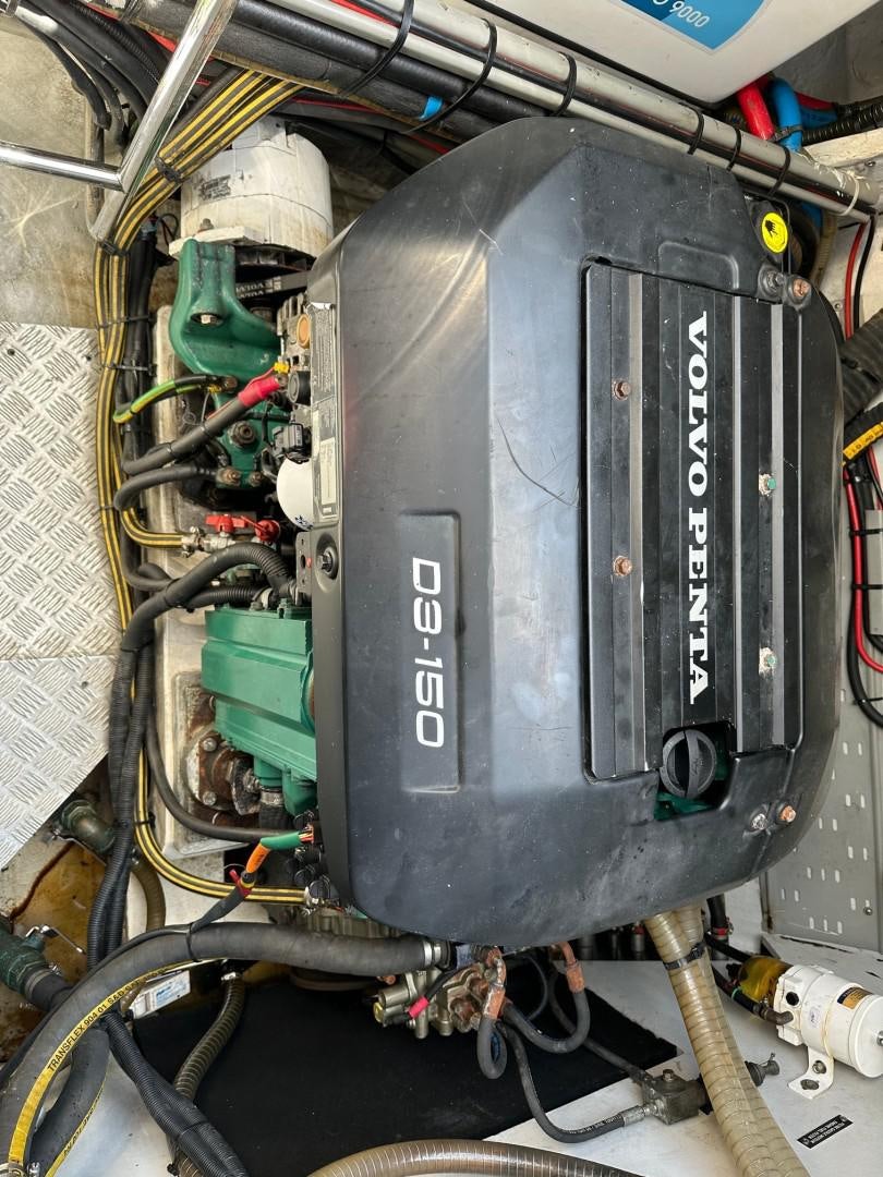 a machine with a large pipe aboard OCEAN VIEW Yacht for Sale