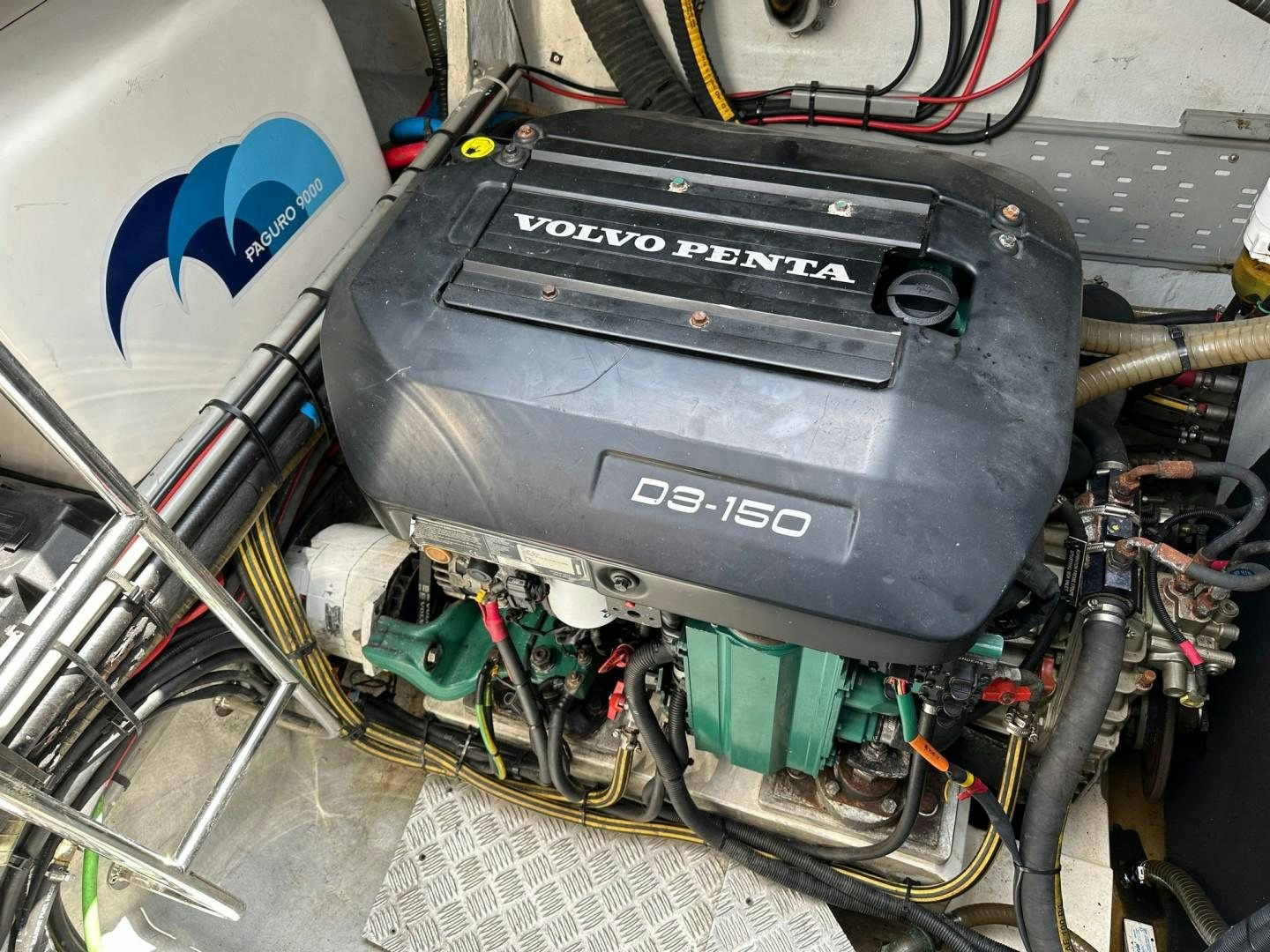 a machine with wires aboard OCEAN VIEW Yacht for Sale