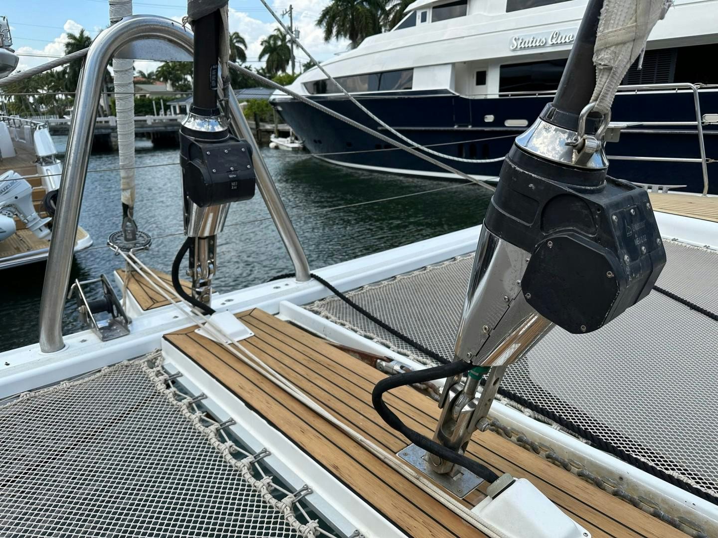 a boat on the water aboard OCEAN VIEW Yacht for Sale