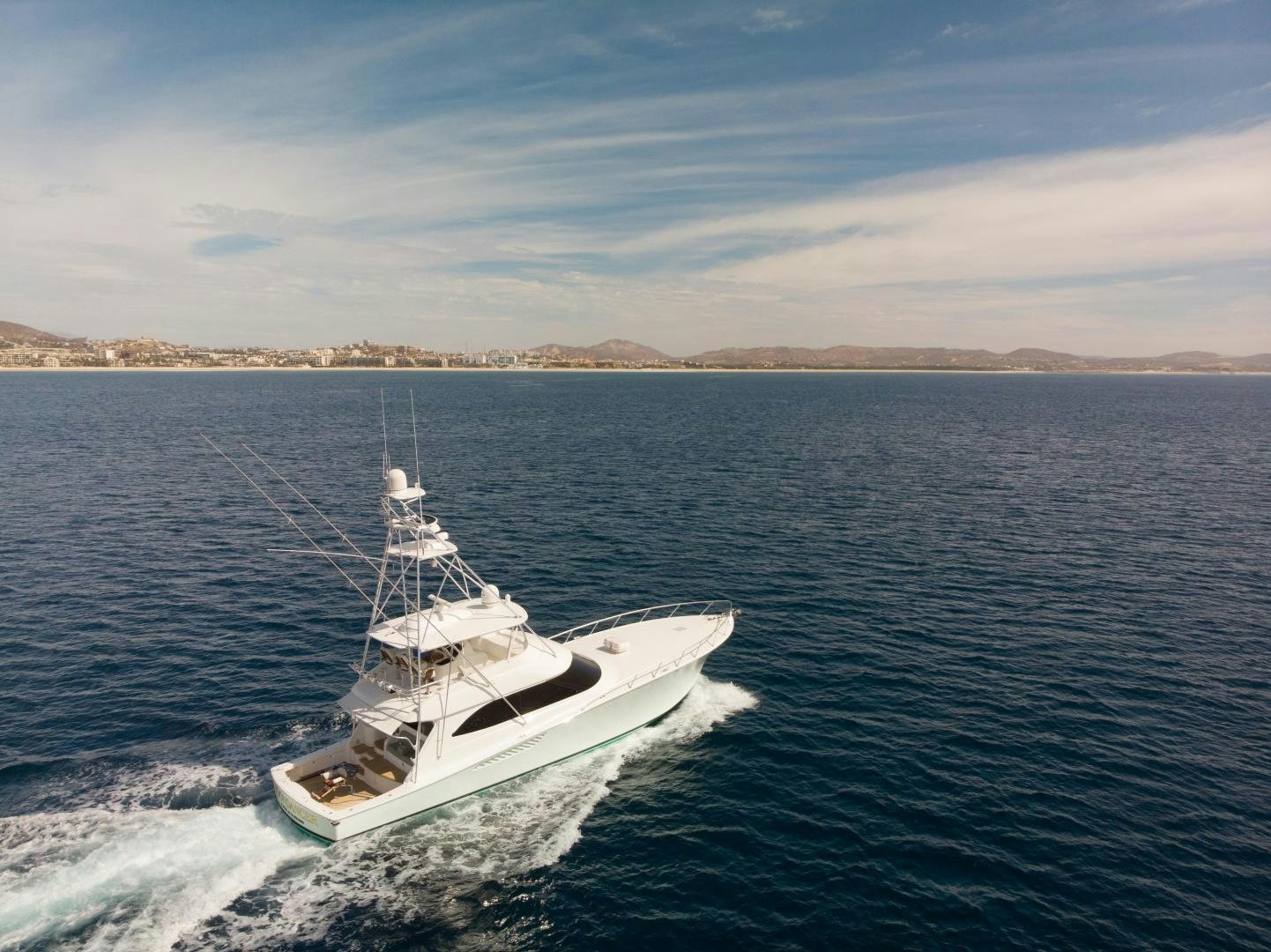 a boat on the water aboard MOONDANCER Yacht for Sale