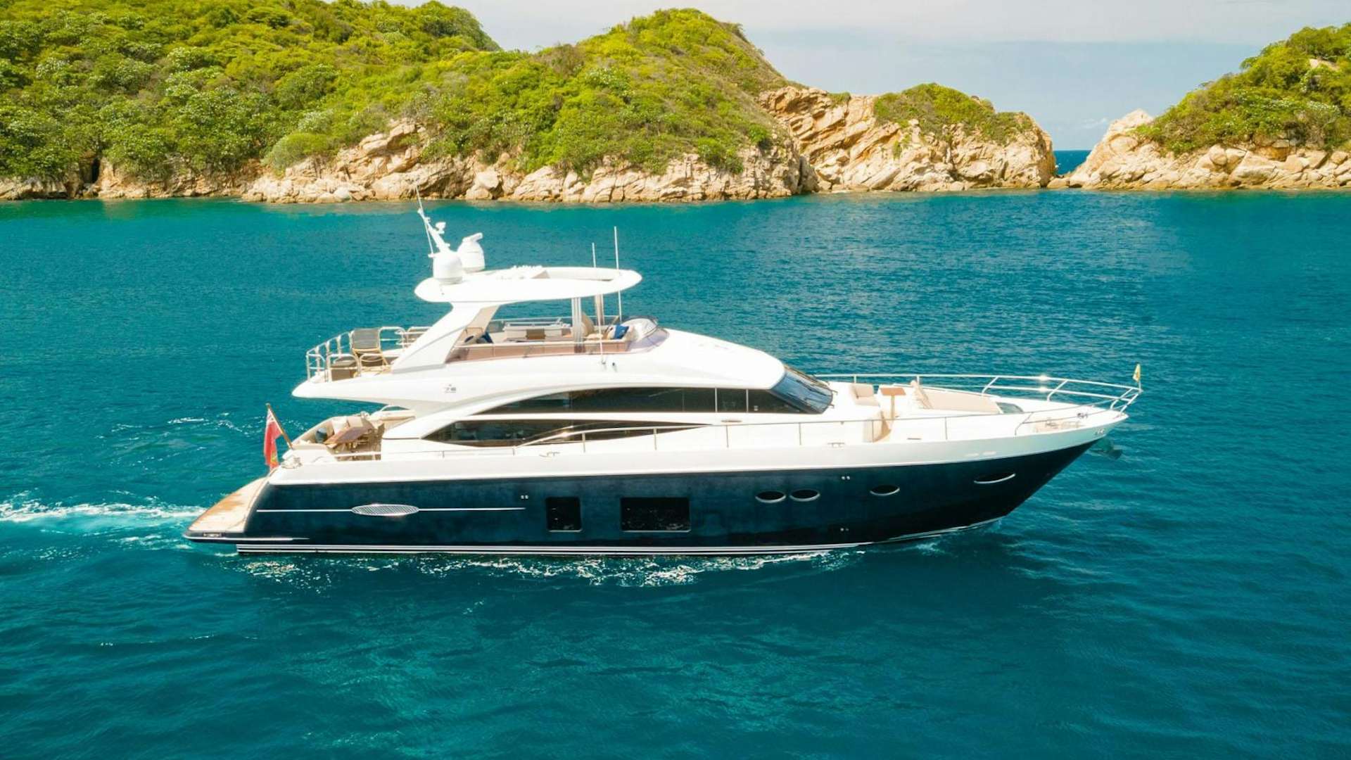 a boat on the water aboard PICHOS III Yacht for Sale