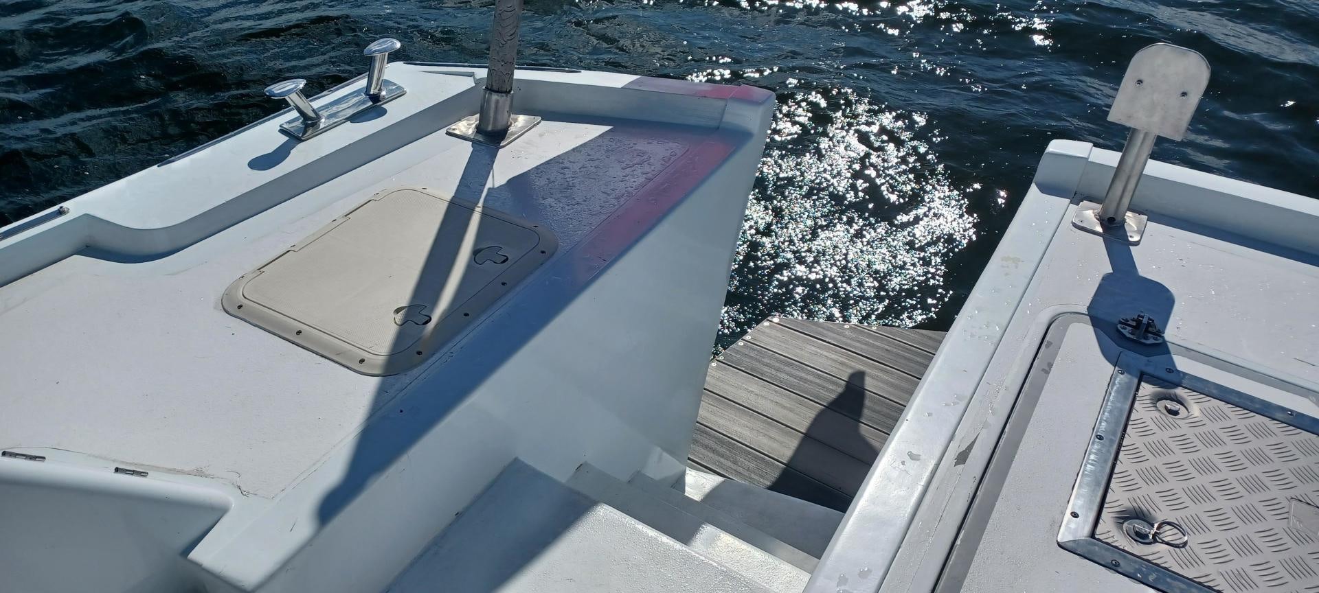 a boat on the water aboard TARA Yacht for Sale