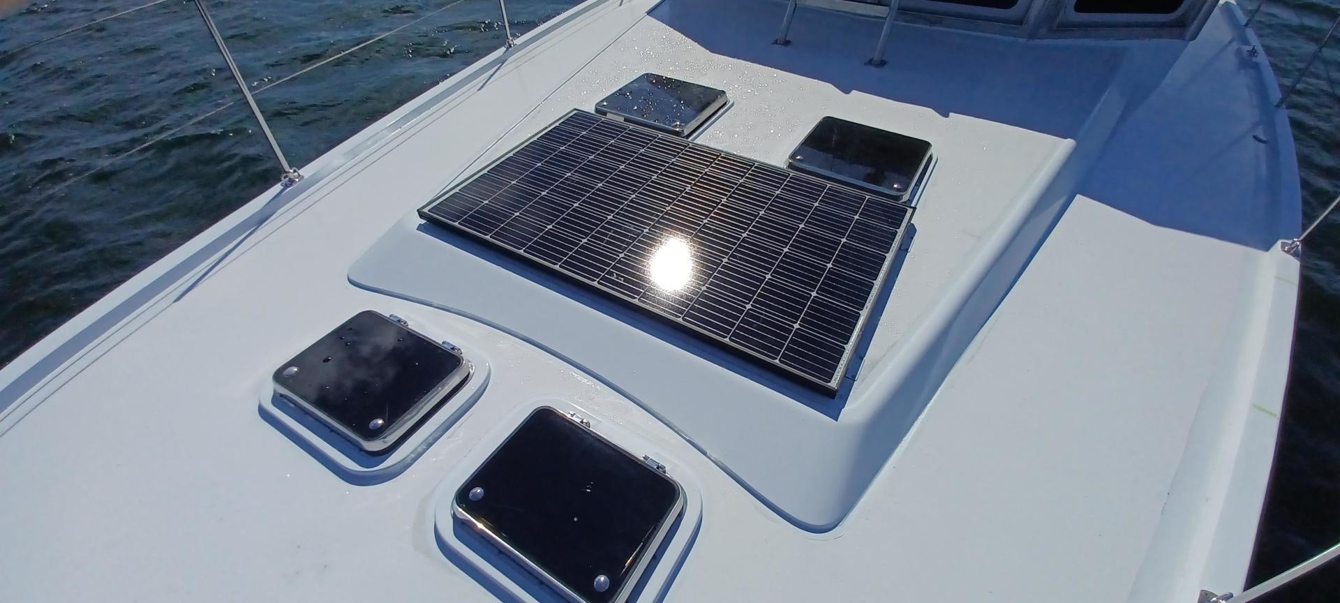 the front of a boat aboard TARA Yacht for Sale