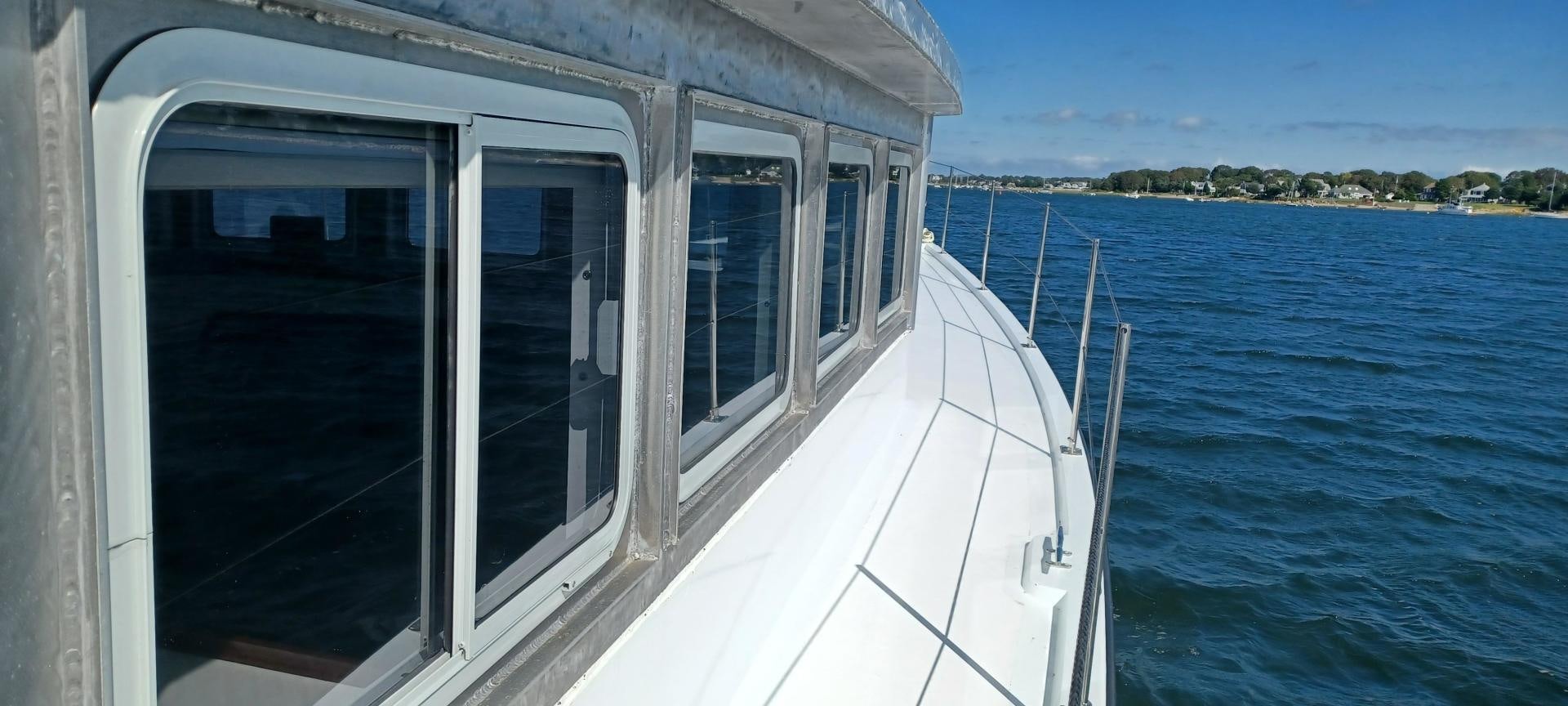 a boat on the water aboard TARA Yacht for Sale
