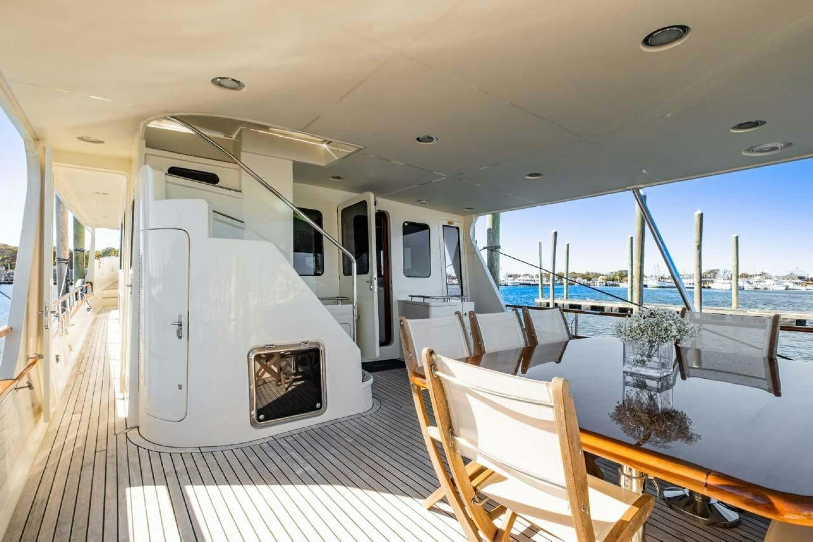 inside of a boat aboard PIVOT Yacht for Sale