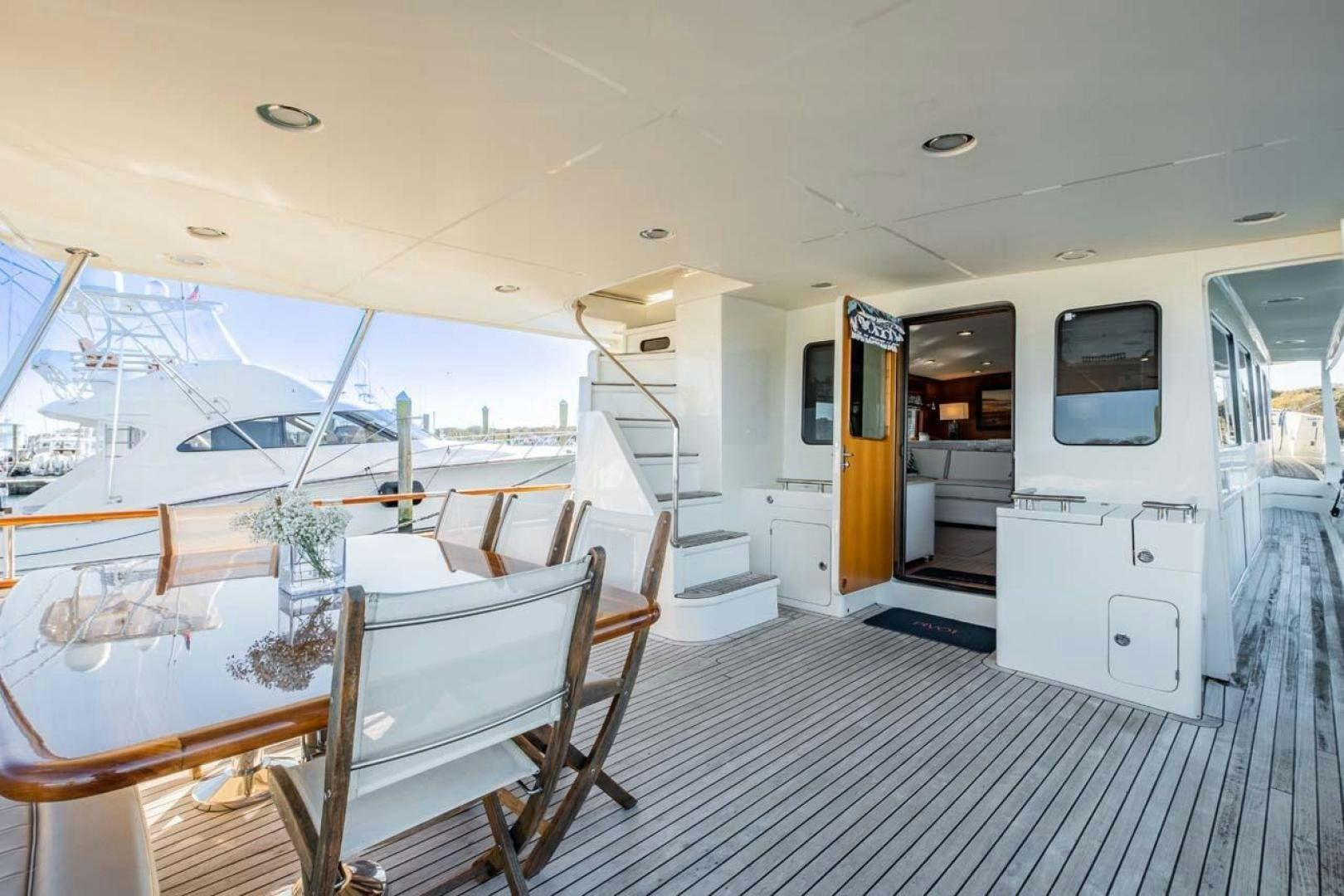 a boat on the water aboard PIVOT Yacht for Sale