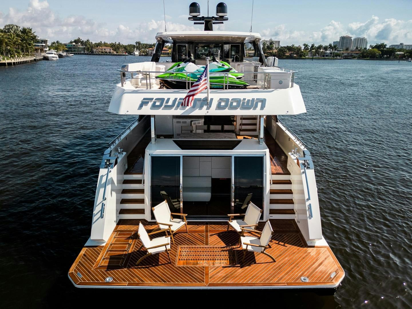 a boat on the water aboard LIVING LIFE Yacht for Sale