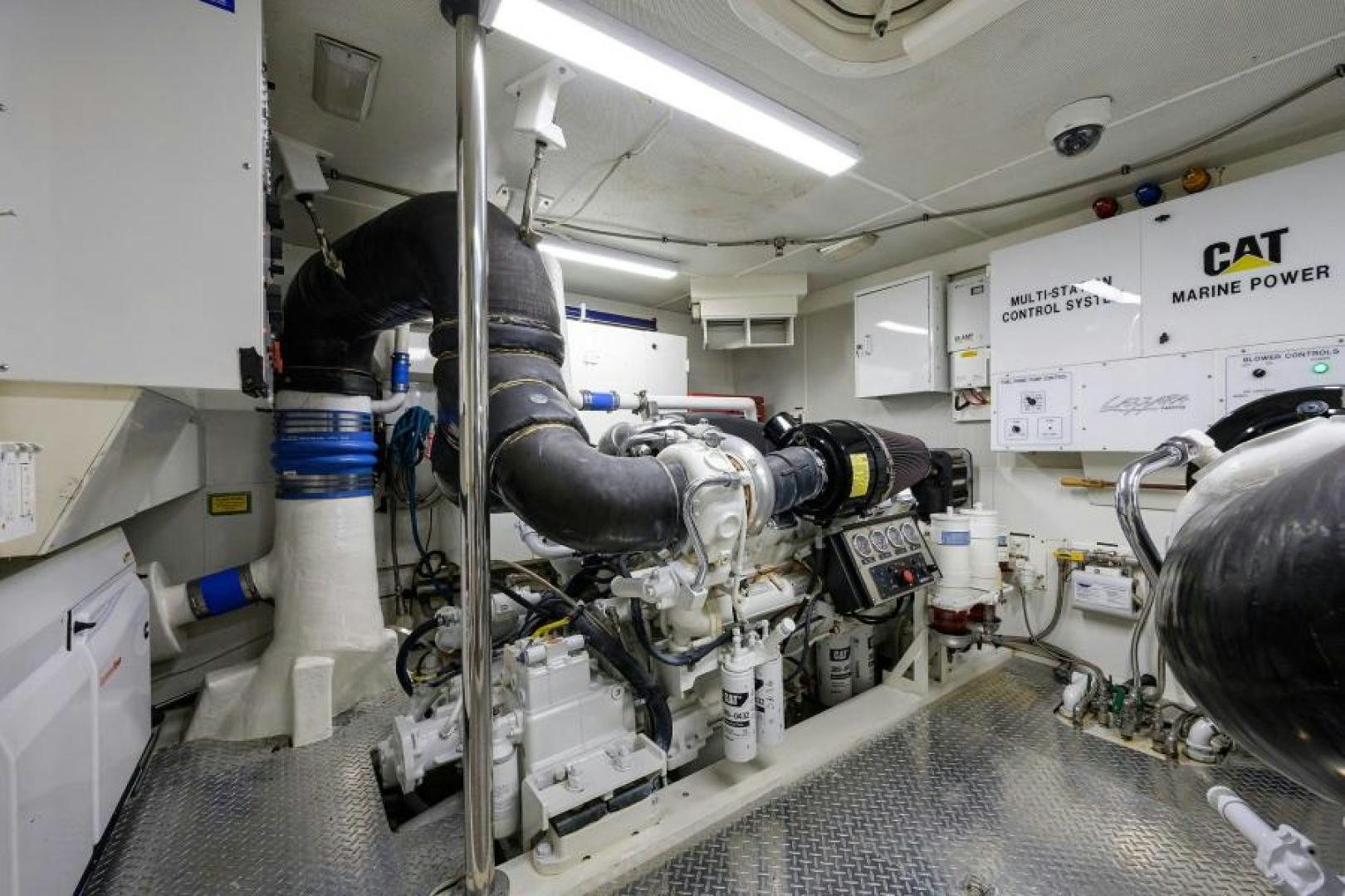 a machine in a room aboard GYPSEA Yacht for Sale