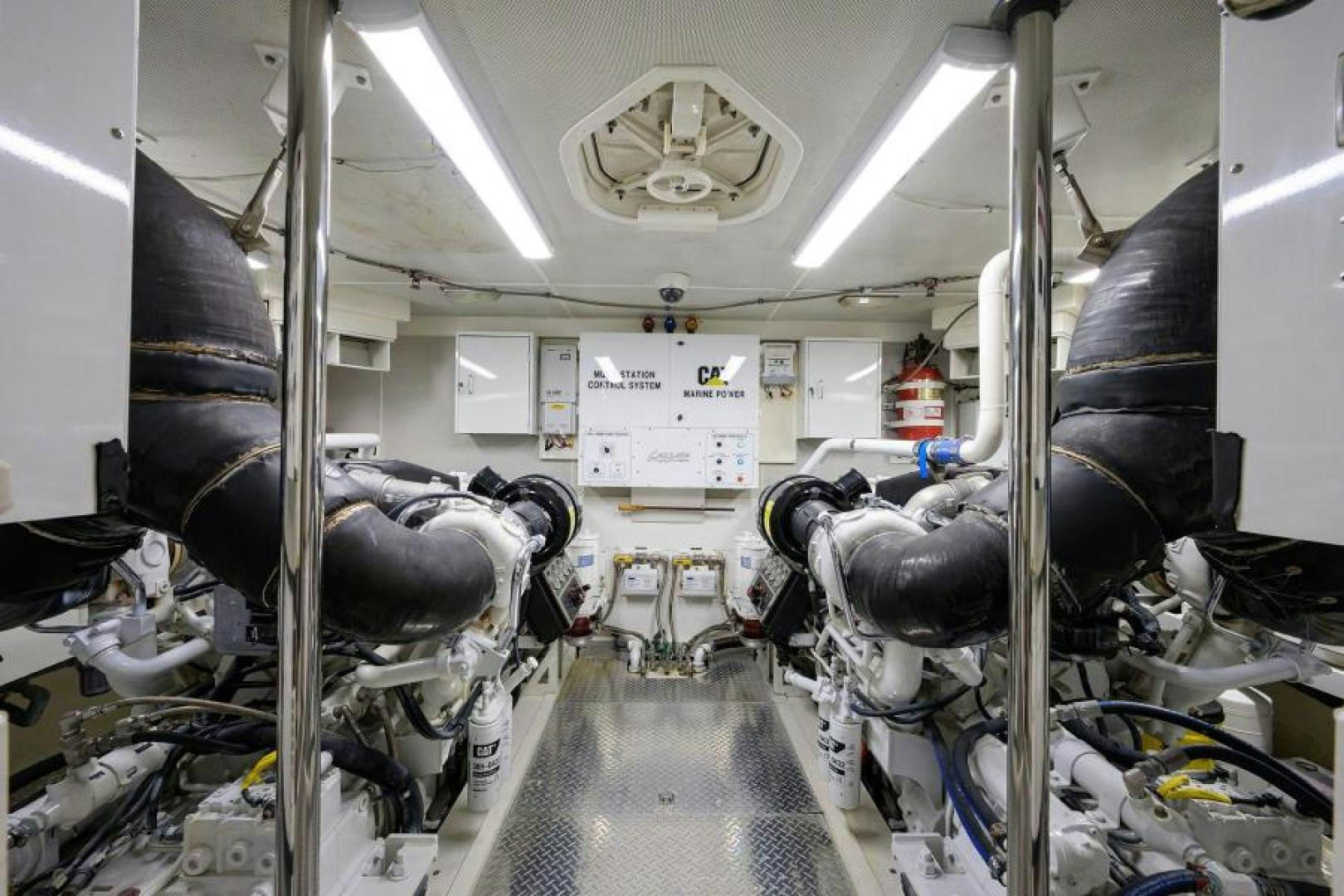 a machine in a room aboard GYPSEA Yacht for Sale