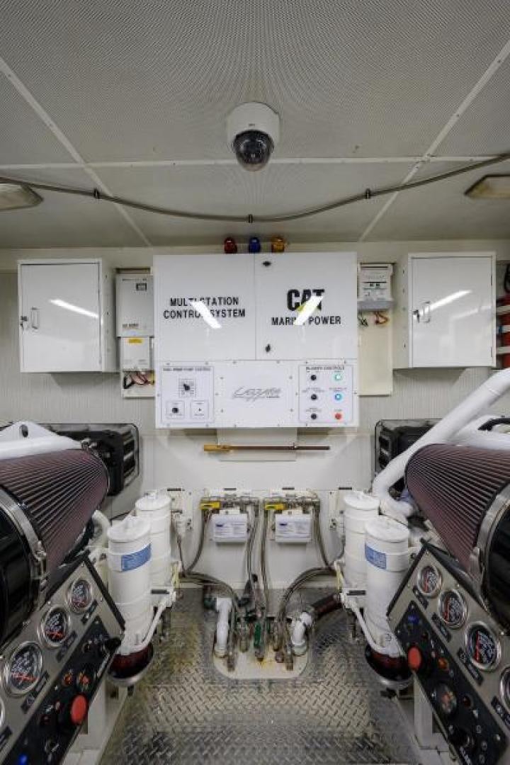a room with white machines aboard GYPSEA Yacht for Sale