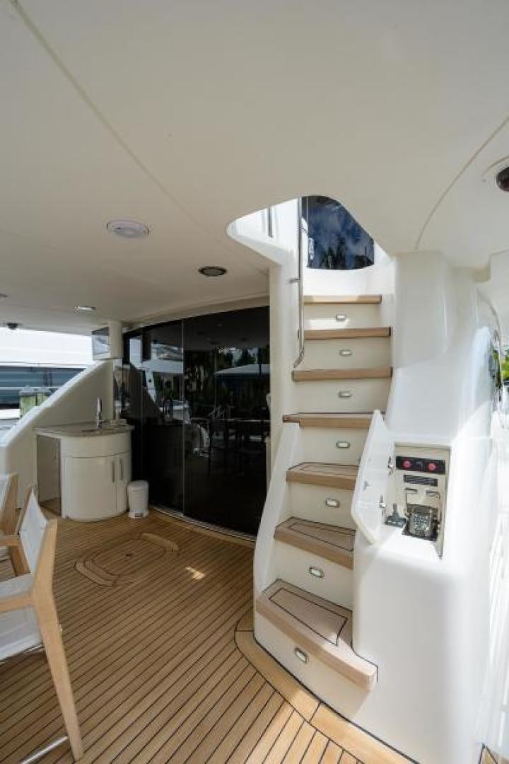 a room with a large white cabinet aboard GYPSEA Yacht for Sale