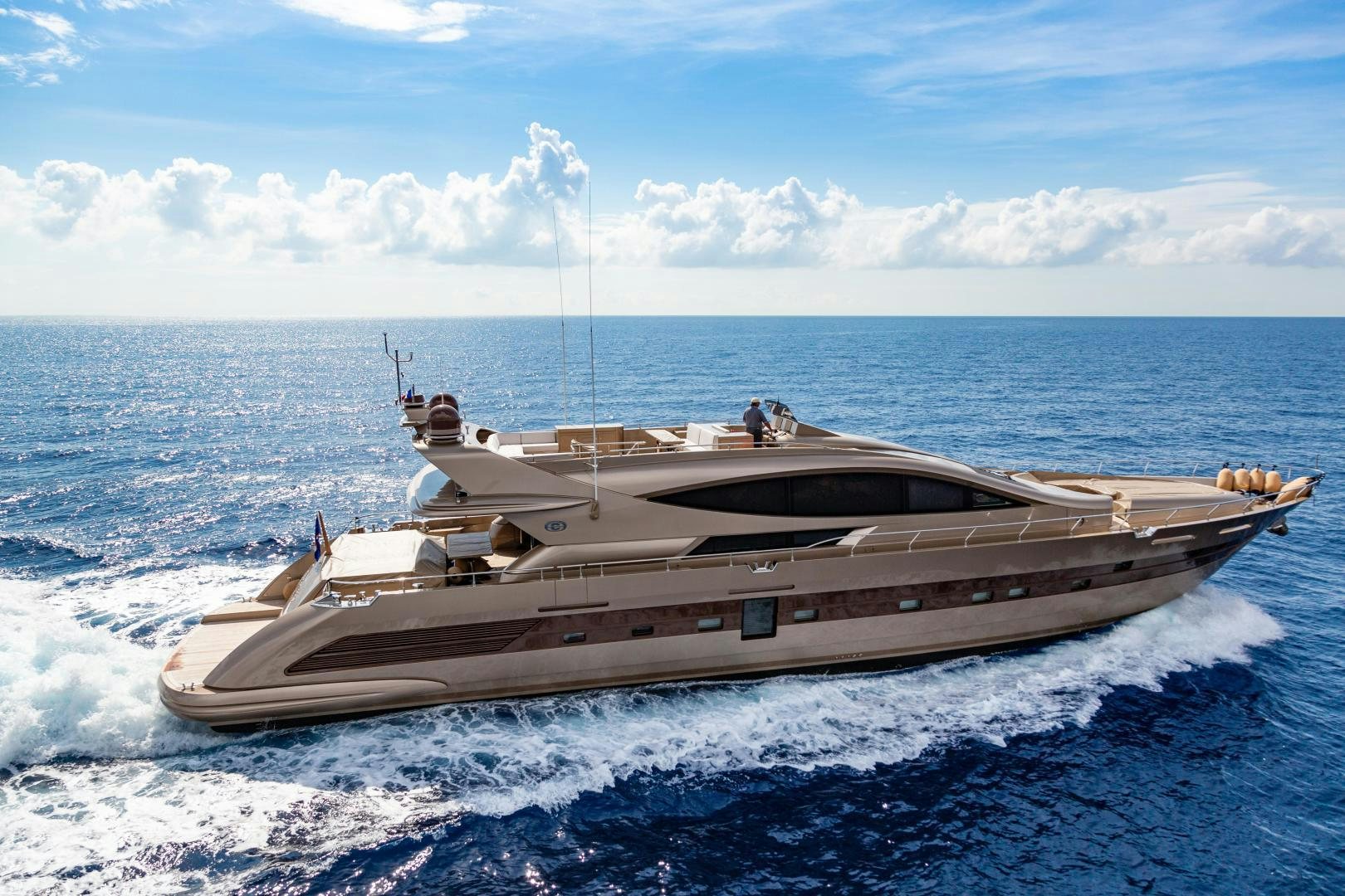 a boat on the water aboard FRANCESCA Yacht for Sale