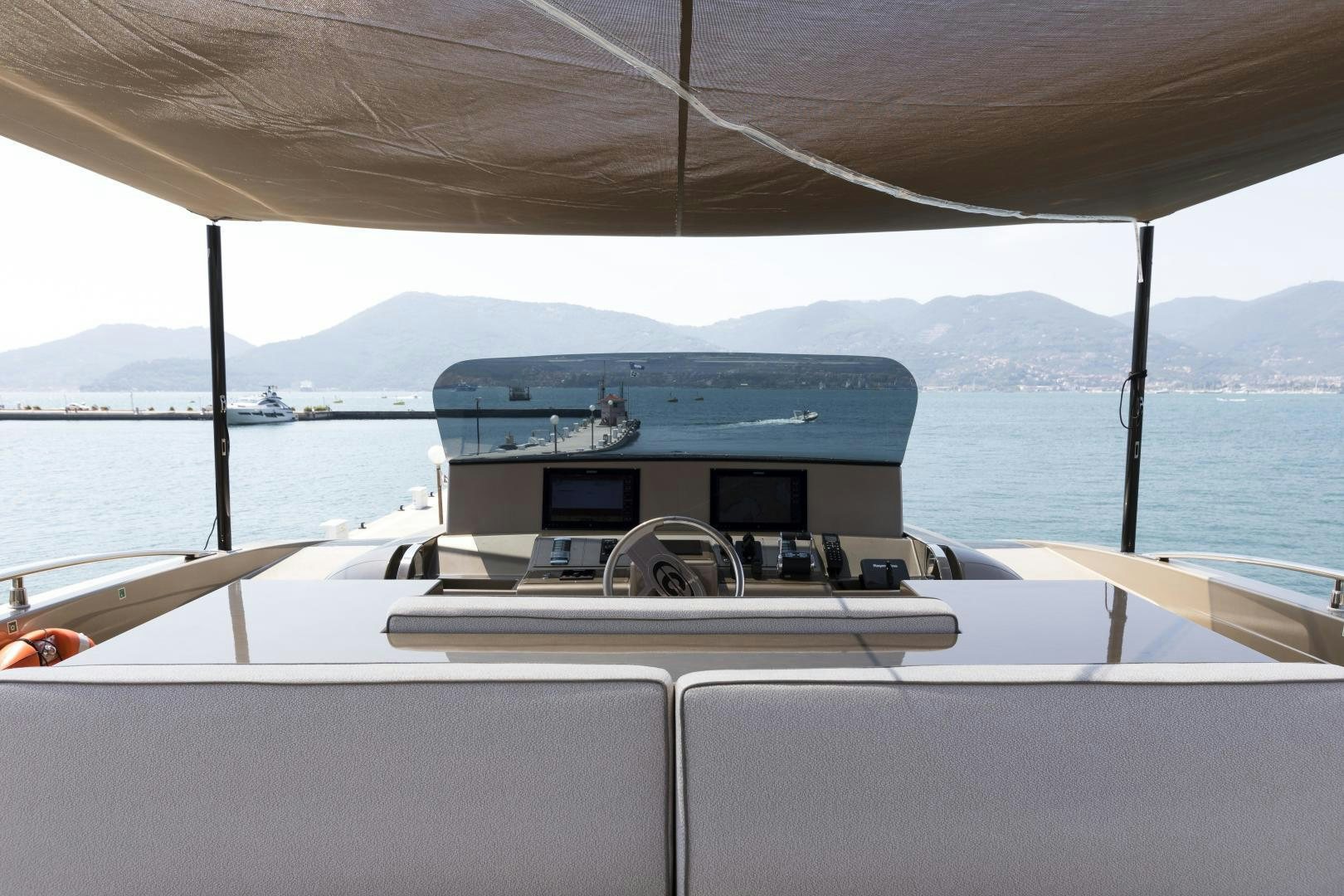 a boat on the water aboard FRANCESCA Yacht for Sale