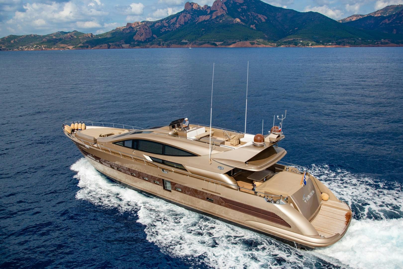 a boat on the water aboard FRANCESCA Yacht for Sale