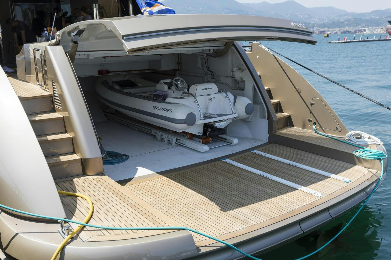 a boat on the water aboard FRANCESCA Yacht for Sale