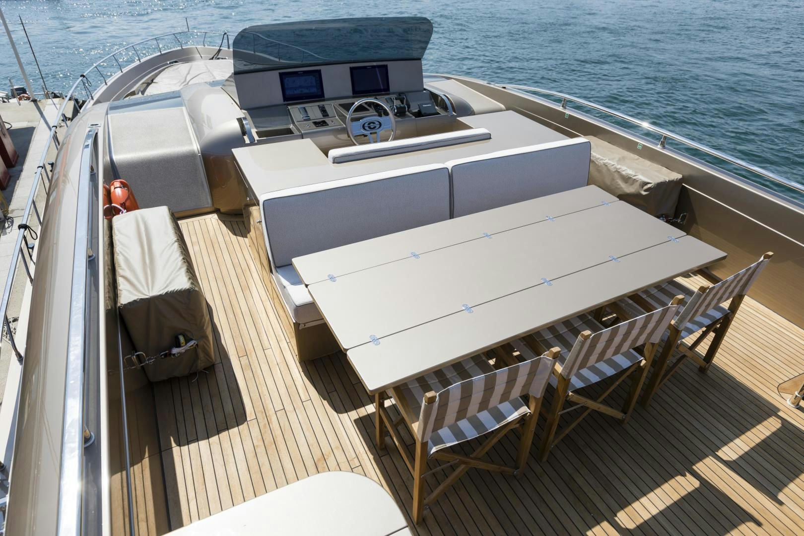 a boat on the water aboard FRANCESCA Yacht for Sale