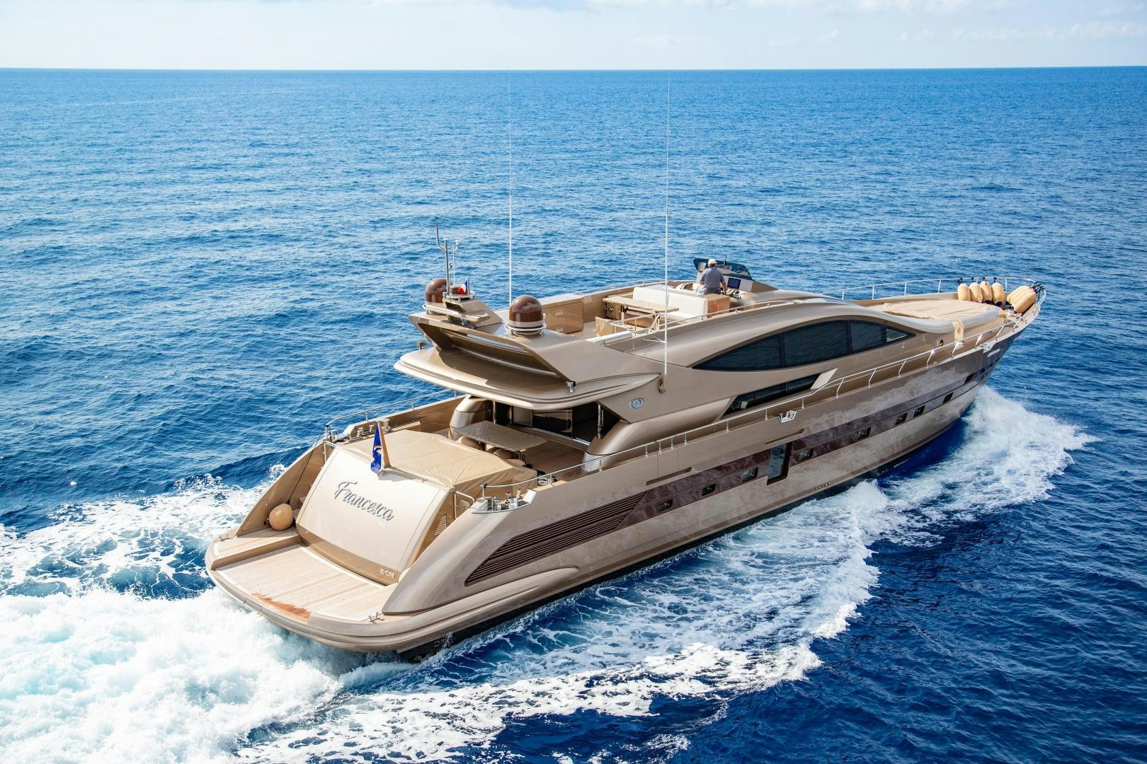 a boat on the water aboard FRANCESCA Yacht for Sale