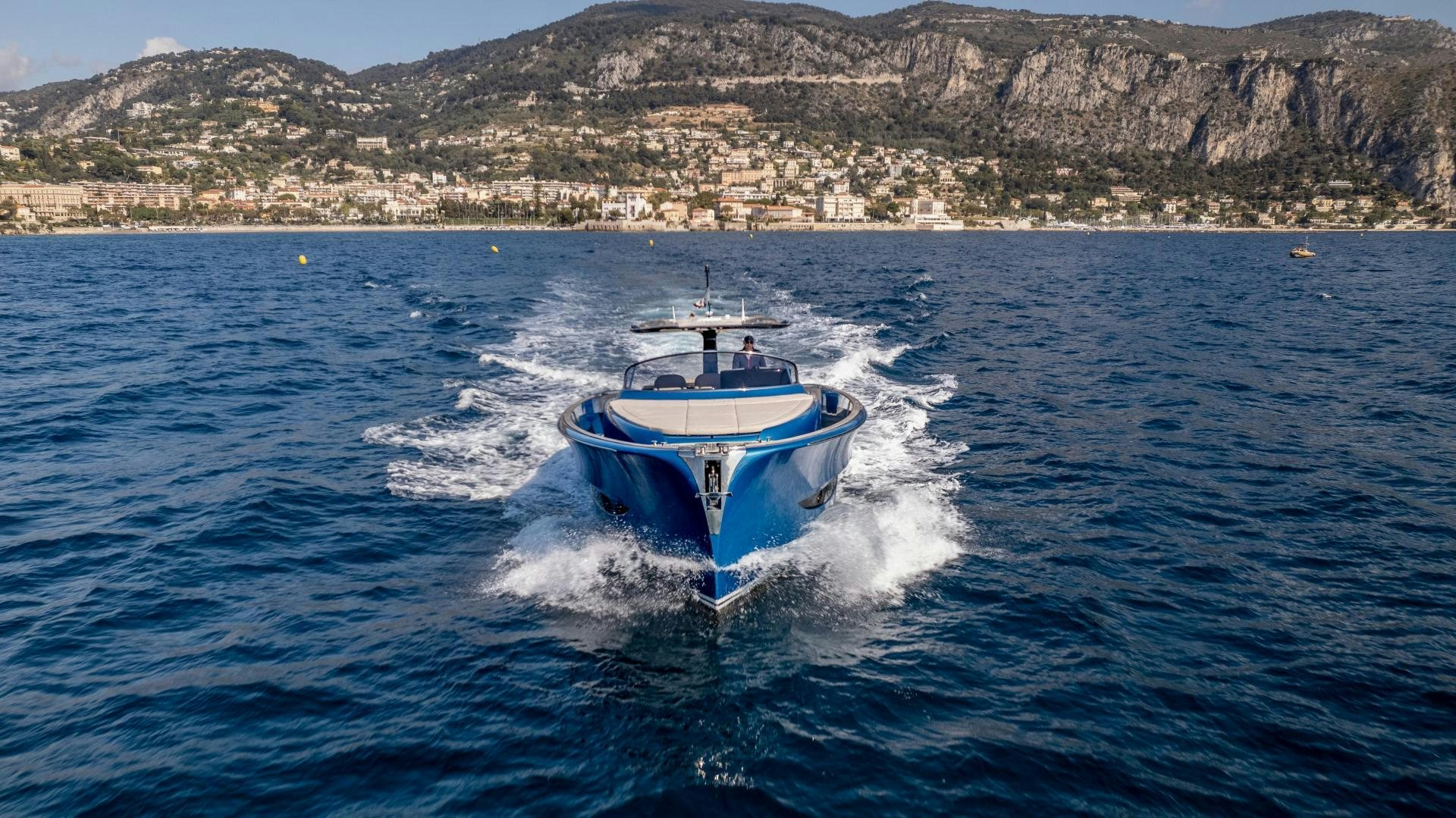 a boat on the water aboard CLAIR DE HUNE 2 Yacht for Sale