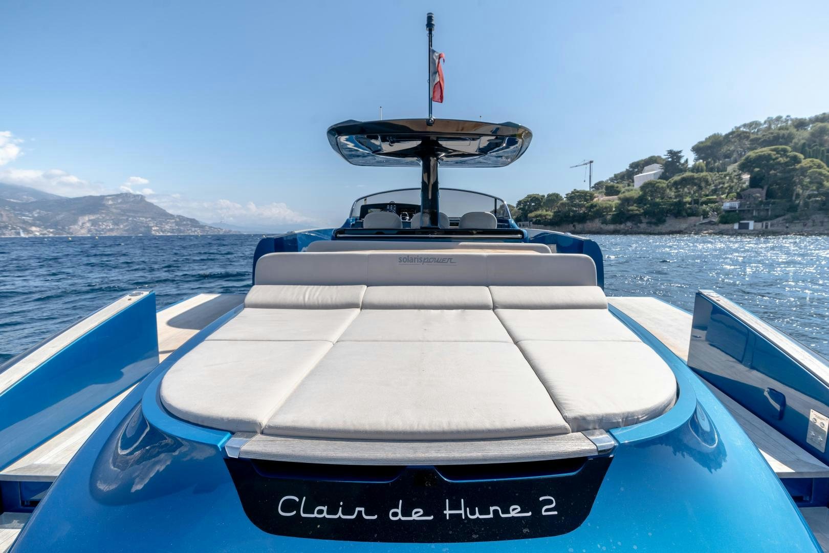 a boat on the water aboard CLAIR DE HUNE 2 Yacht for Sale