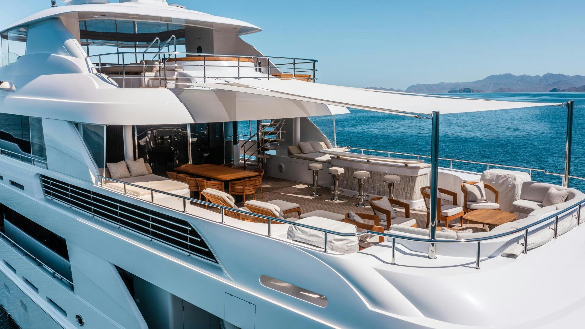 a boat on the water aboard ROCHADE Yacht for Sale