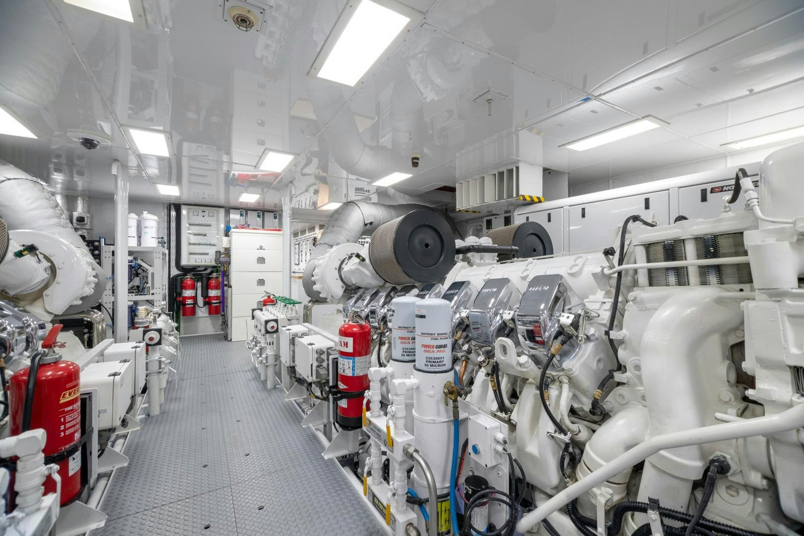 a room with machinery aboard ROCHADE Yacht for Sale