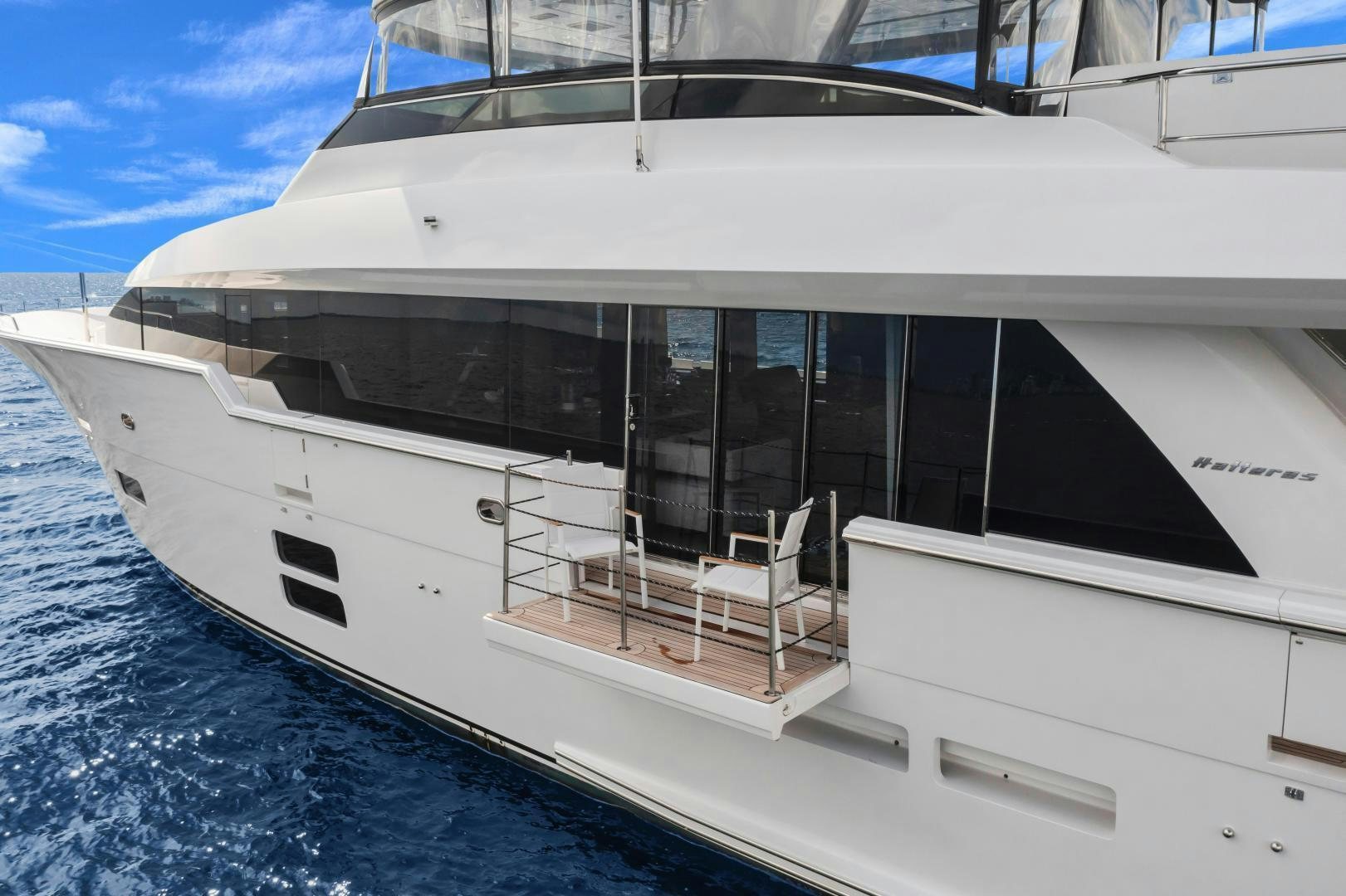 a boat on the water aboard ON Q Yacht for Sale