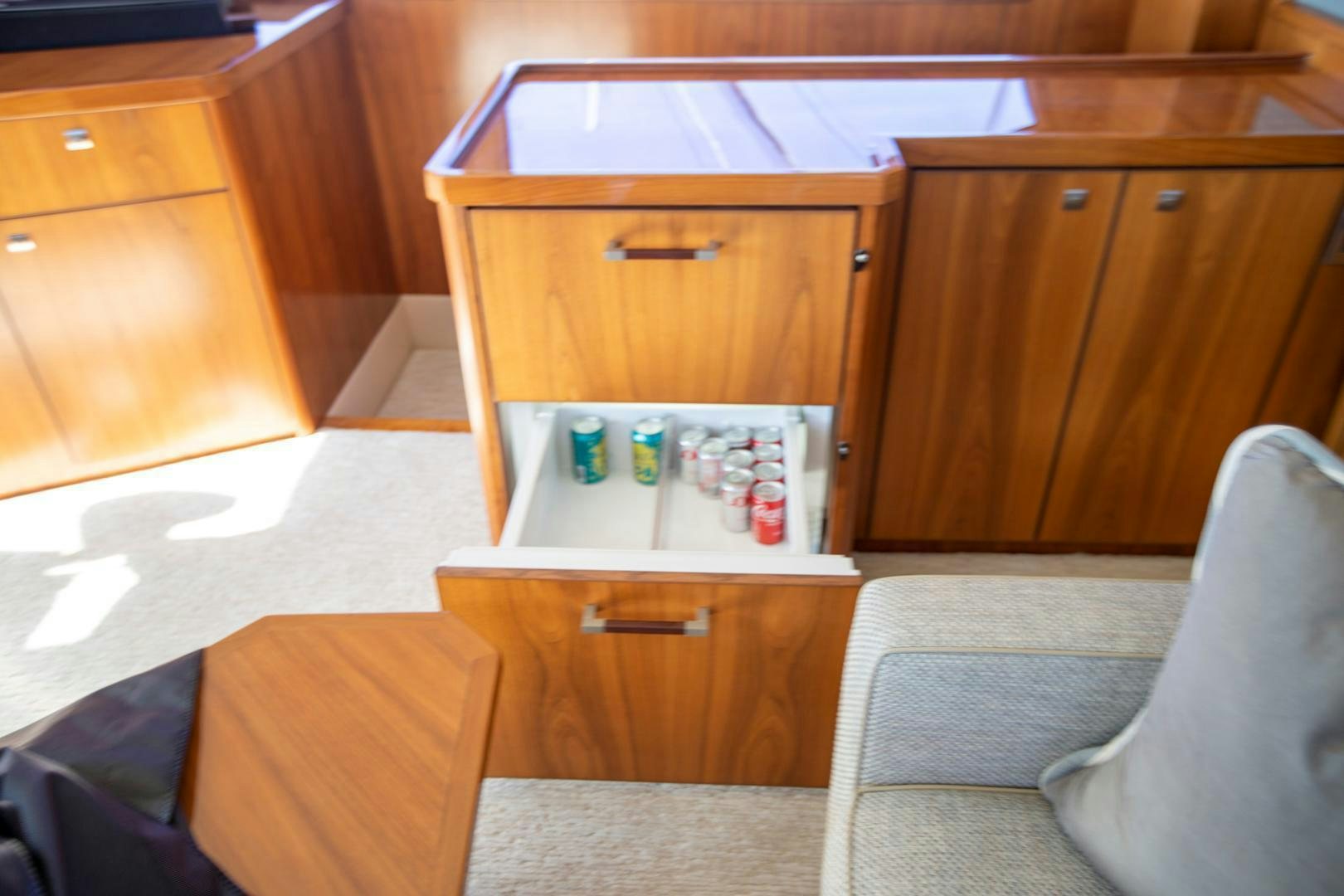 a cabinet with a box on top aboard REEL HIGH'S Yacht for Sale