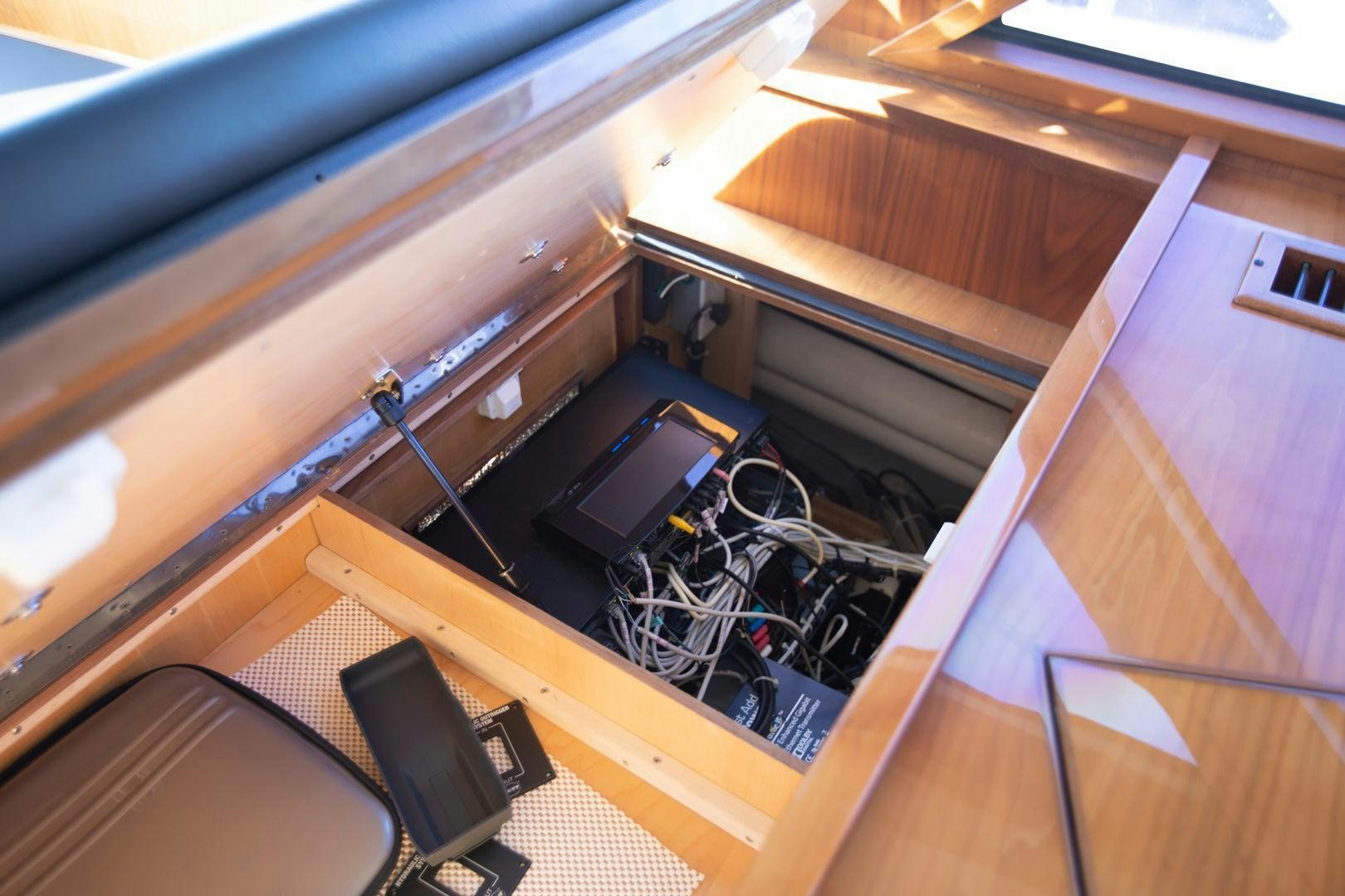 a machine on the counter aboard REEL HIGH'S Yacht for Sale