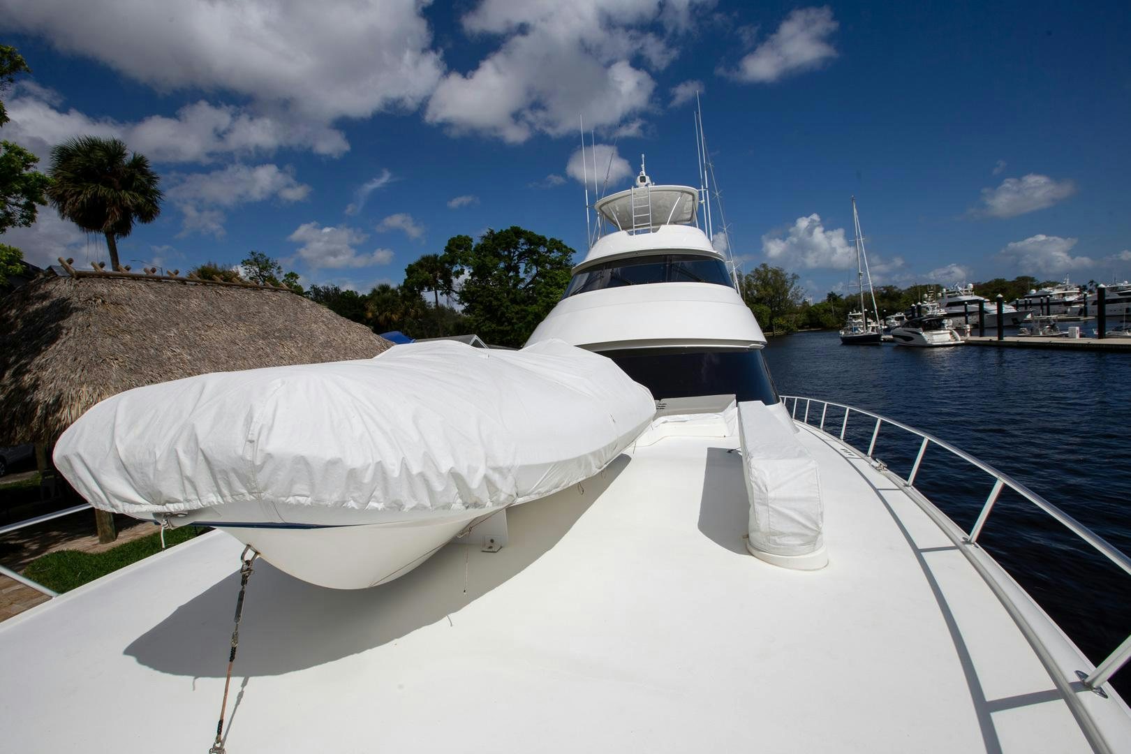 a boat on a body of water aboard REEL HIGH'S Yacht for Sale