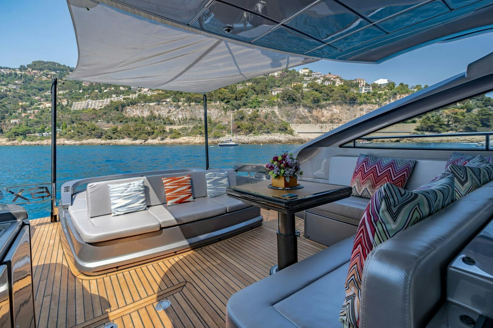 a boat on the water aboard SILVER MISSILE Yacht for Sale