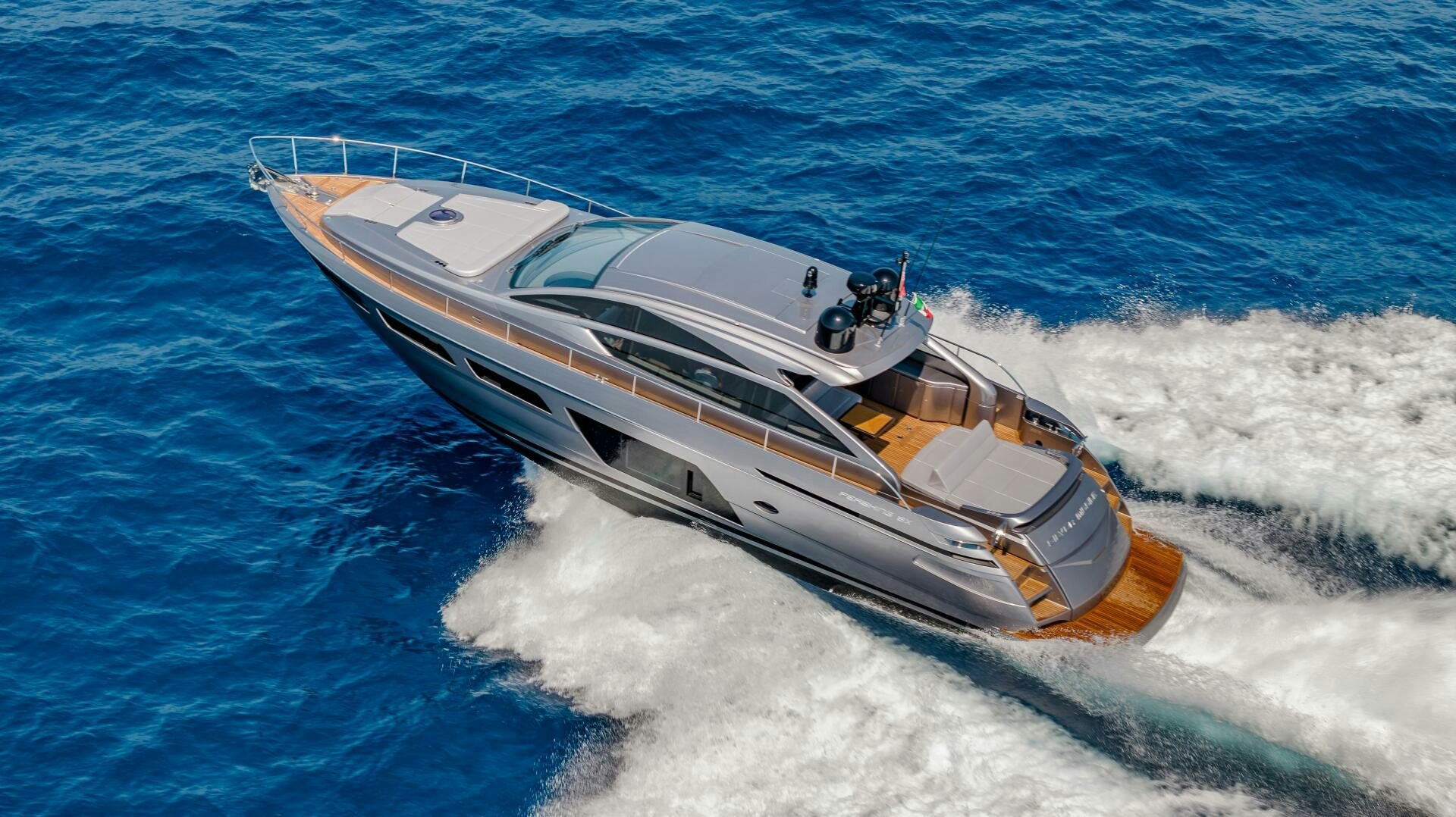 a boat on the water aboard SILVER MISSILE Yacht for Sale