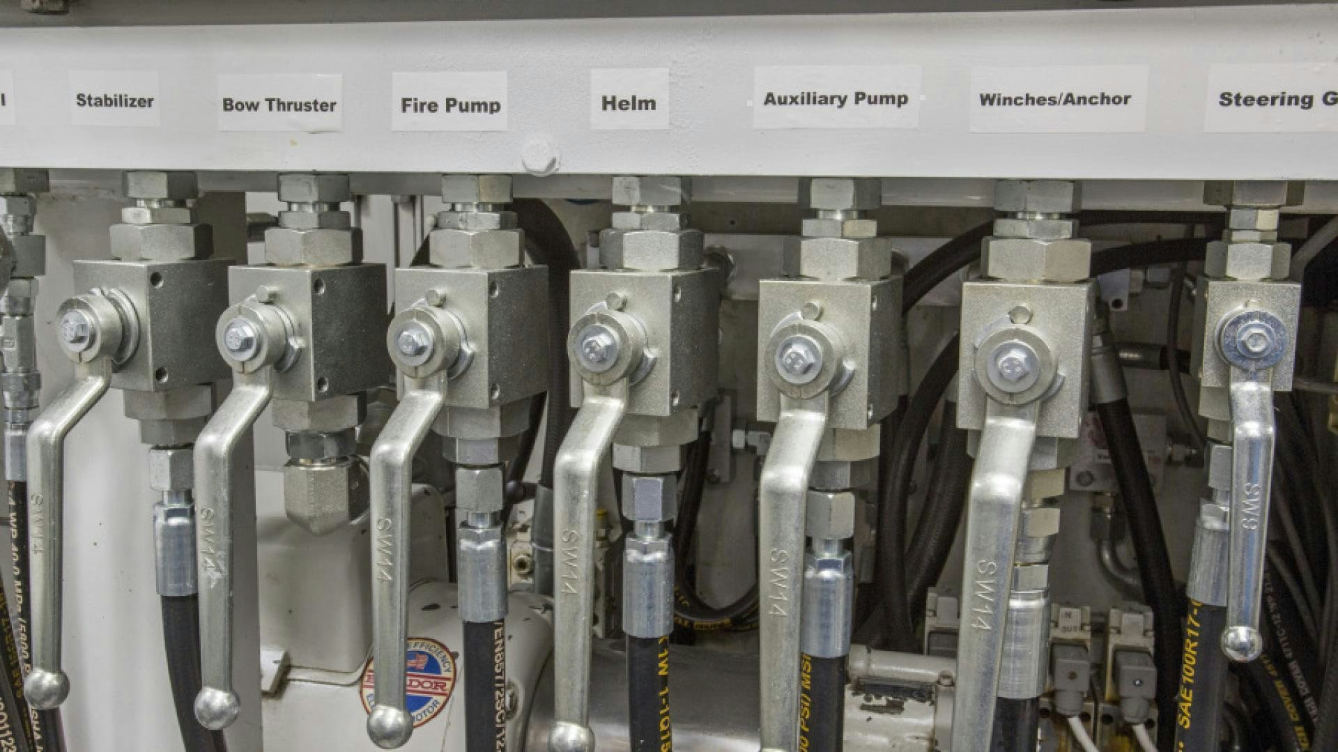 a close-up of a machine aboard MYU Yacht for Sale