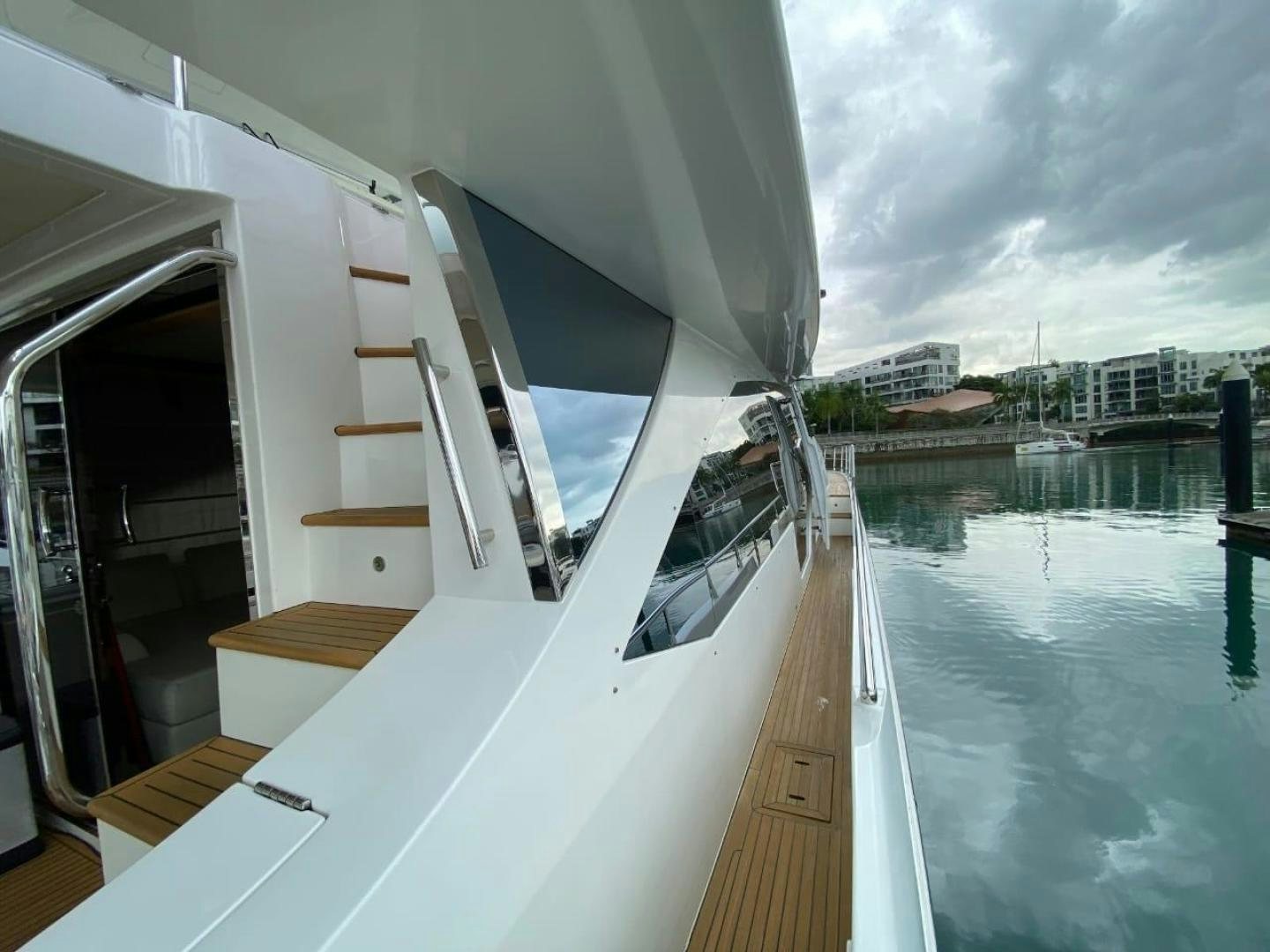 a boat on the water aboard PASEO Yacht for Sale