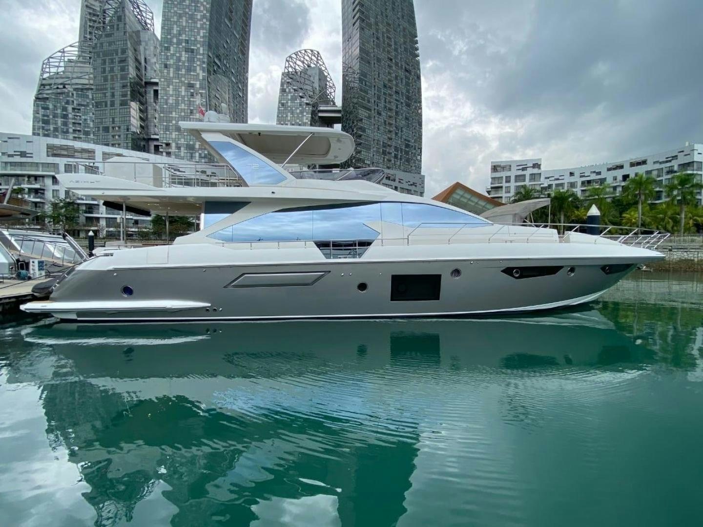 a yacht in the water aboard PASEO Yacht for Sale