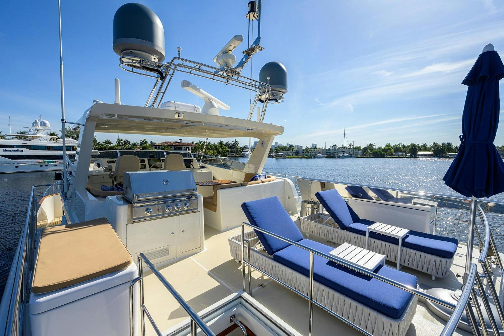 a boat on the water aboard HARD TIMES NAME RESERVED Yacht for Sale