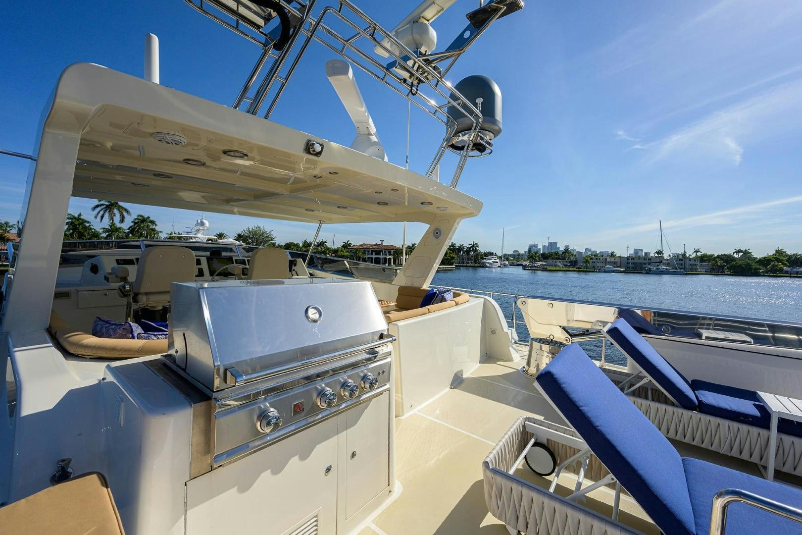 a large ship docked aboard HARD TIMES NAME RESERVED Yacht for Sale