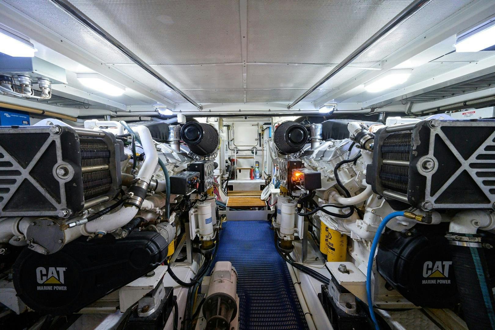 a large room with machinery aboard HARD TIMES NAME RESERVED Yacht for Sale