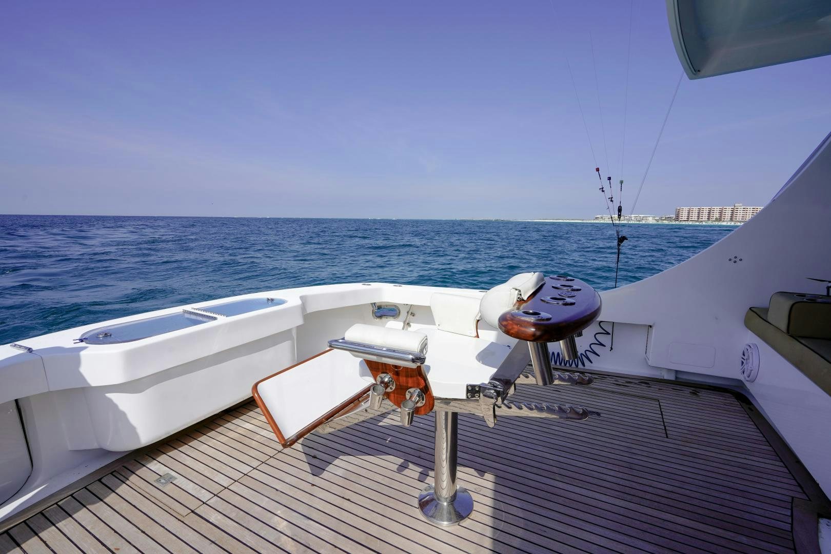a boat on the water aboard BIG ENOS Yacht for Sale